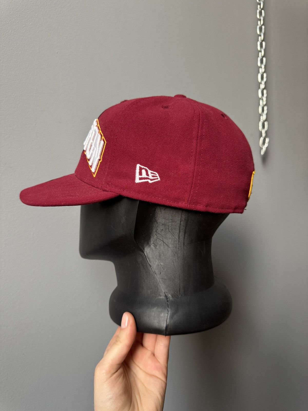 New Era NFL Washington Skins hat football fitted 7 Embroidered Size ONE SIZE - 6 Thumbnail