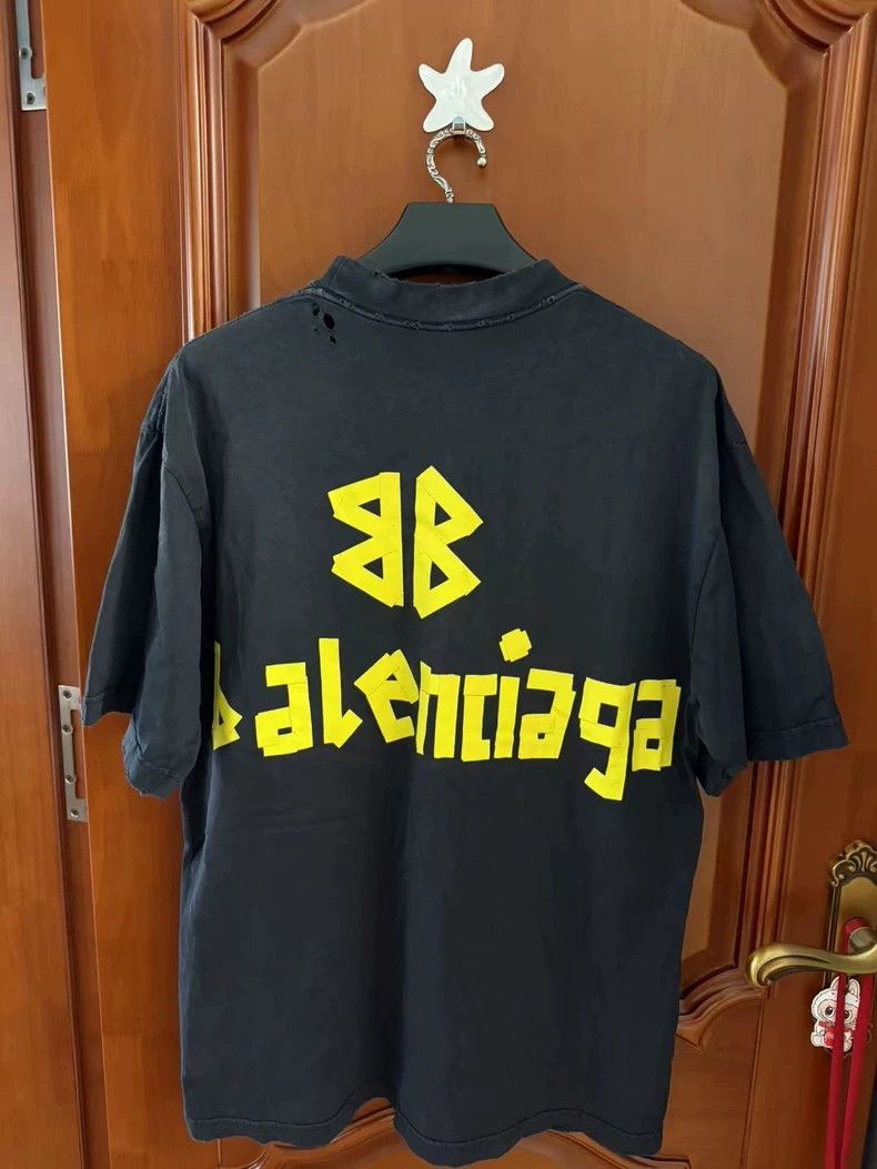 Balenciaga Balenciaga Adhesive tape short sleeve Size US S / EU 44-46 / 1 - 2 Thumbnail