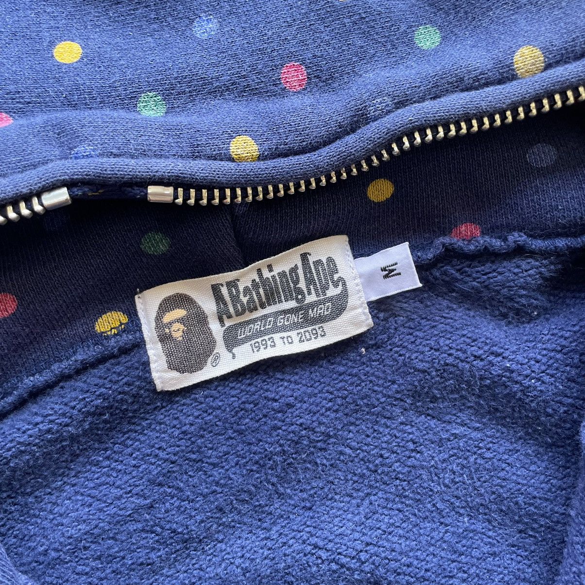 Bape Bape Polka Dot Shark Face Full Zip Hoodie Size US M / EU 48-50 / 2 - 5 Thumbnail