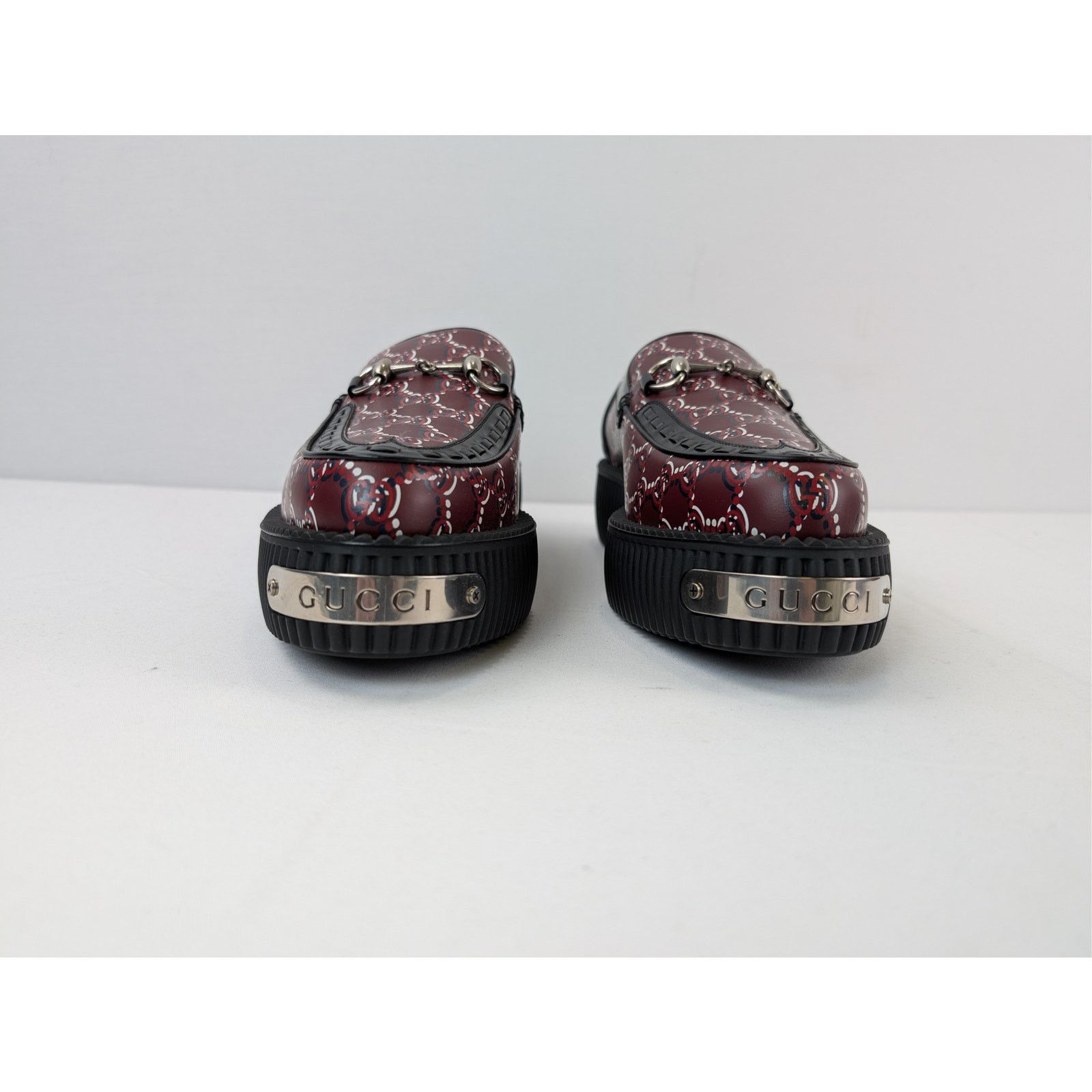 Gucci o1rshd1 Horsebit Creeper Loafer Boots with GG Shadow Size US 6.5 / EU 39-40 - 9 Thumbnail