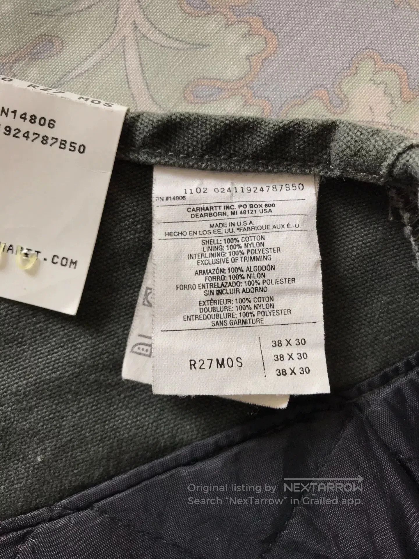 Carhartt Carhartt R27 Moss Green Overalls. Size US 38 / EU 54 - 9 Thumbnail