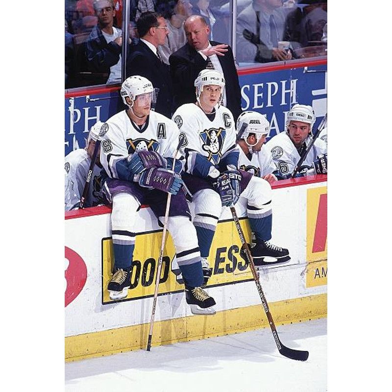 NHL × Starter SELANNE Anaheim Mighty Ducks 90s STARTER T-shirt 2XL NHL vtg Size US XXL / EU 58 / 5 - 7 Thumbnail