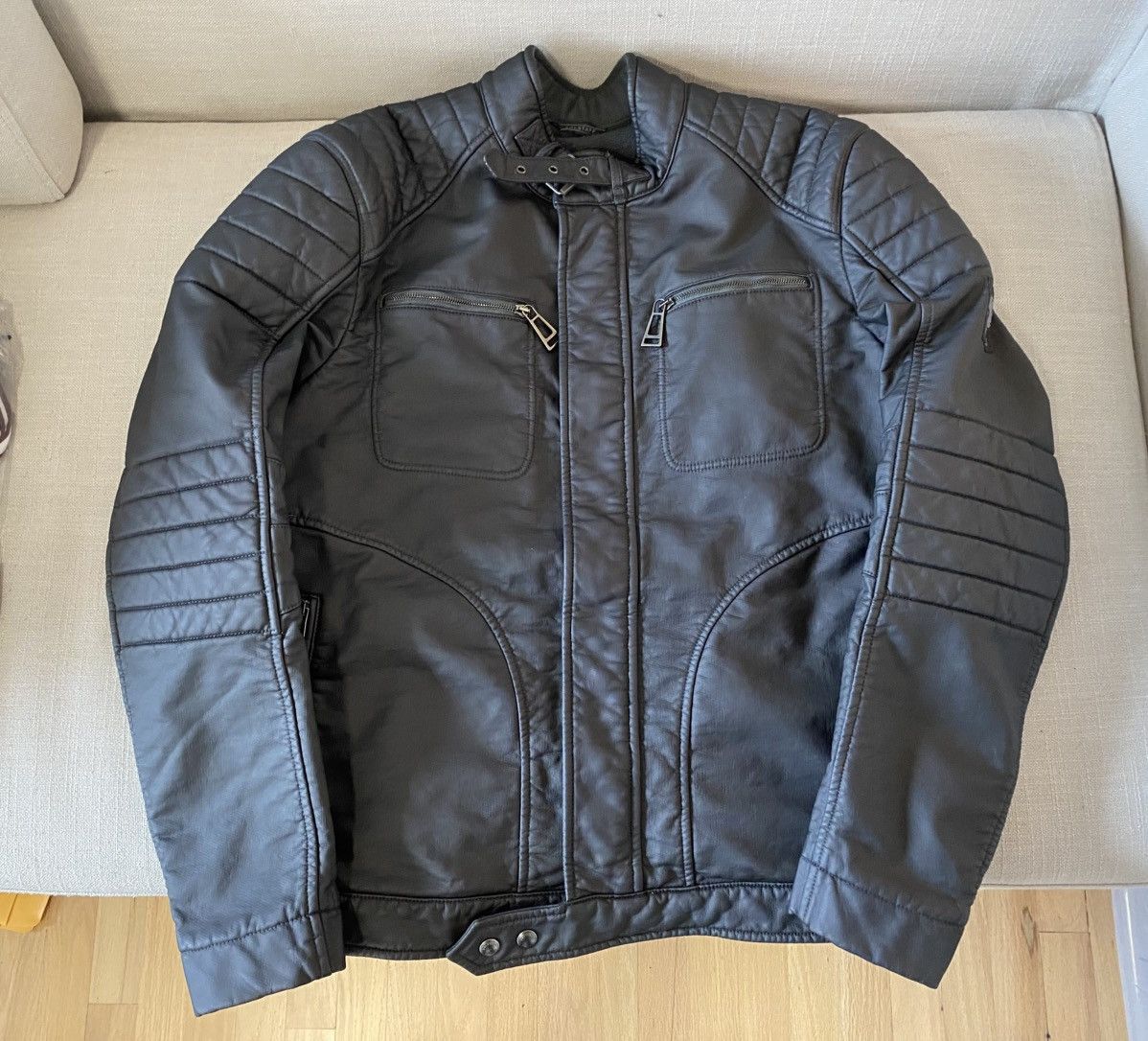 Belstaff Belstaff Weybridge Rubberized Jacket - Black EUC Size US L / EU 52-54 / 3 - 1 Thumbnail