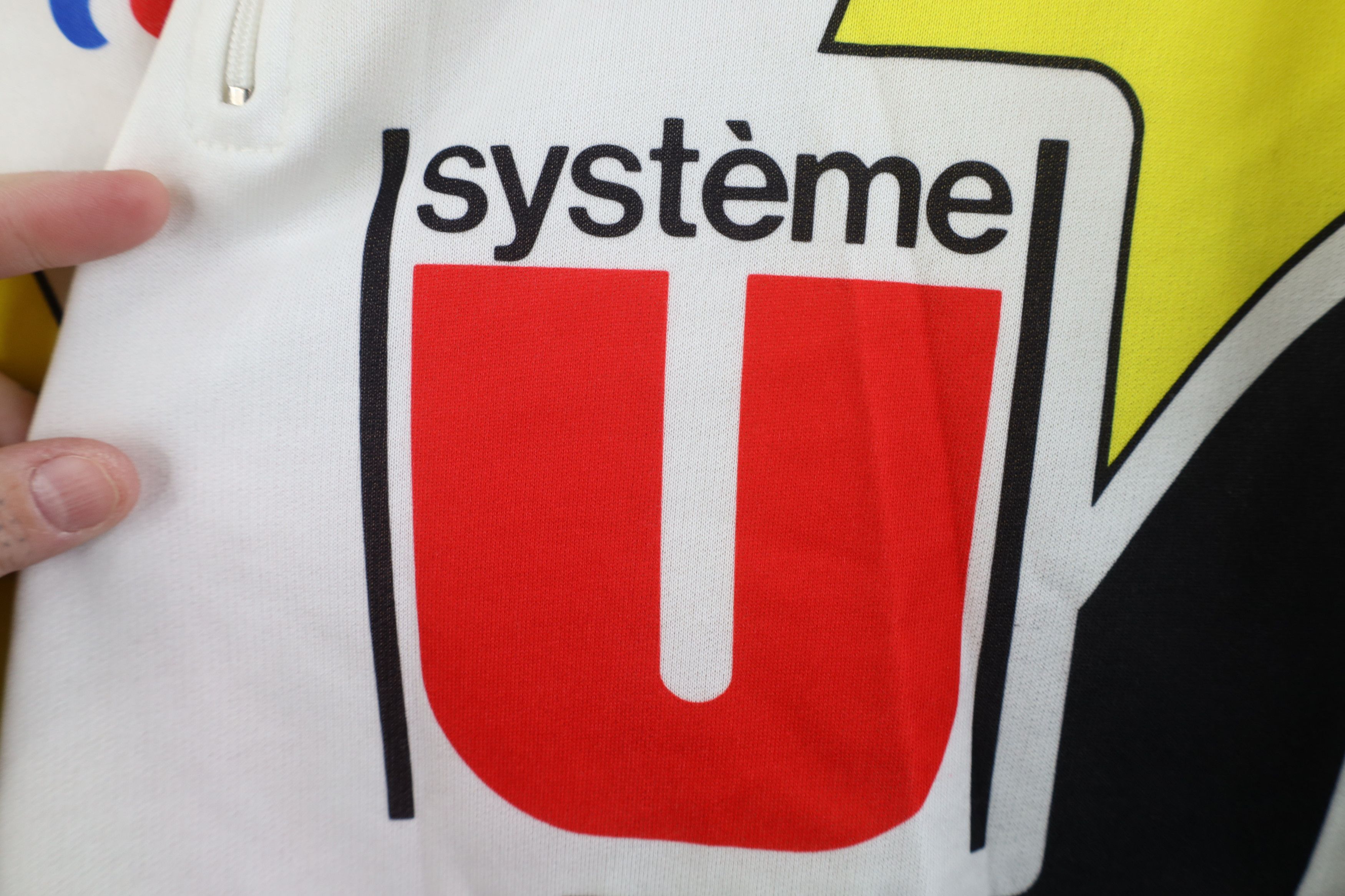 Vintage Vintage 80s 90s Systeme U Italy Team Cycling Bicycle Jersey Size US M / EU 48-50 / 2 - 4 Thumbnail