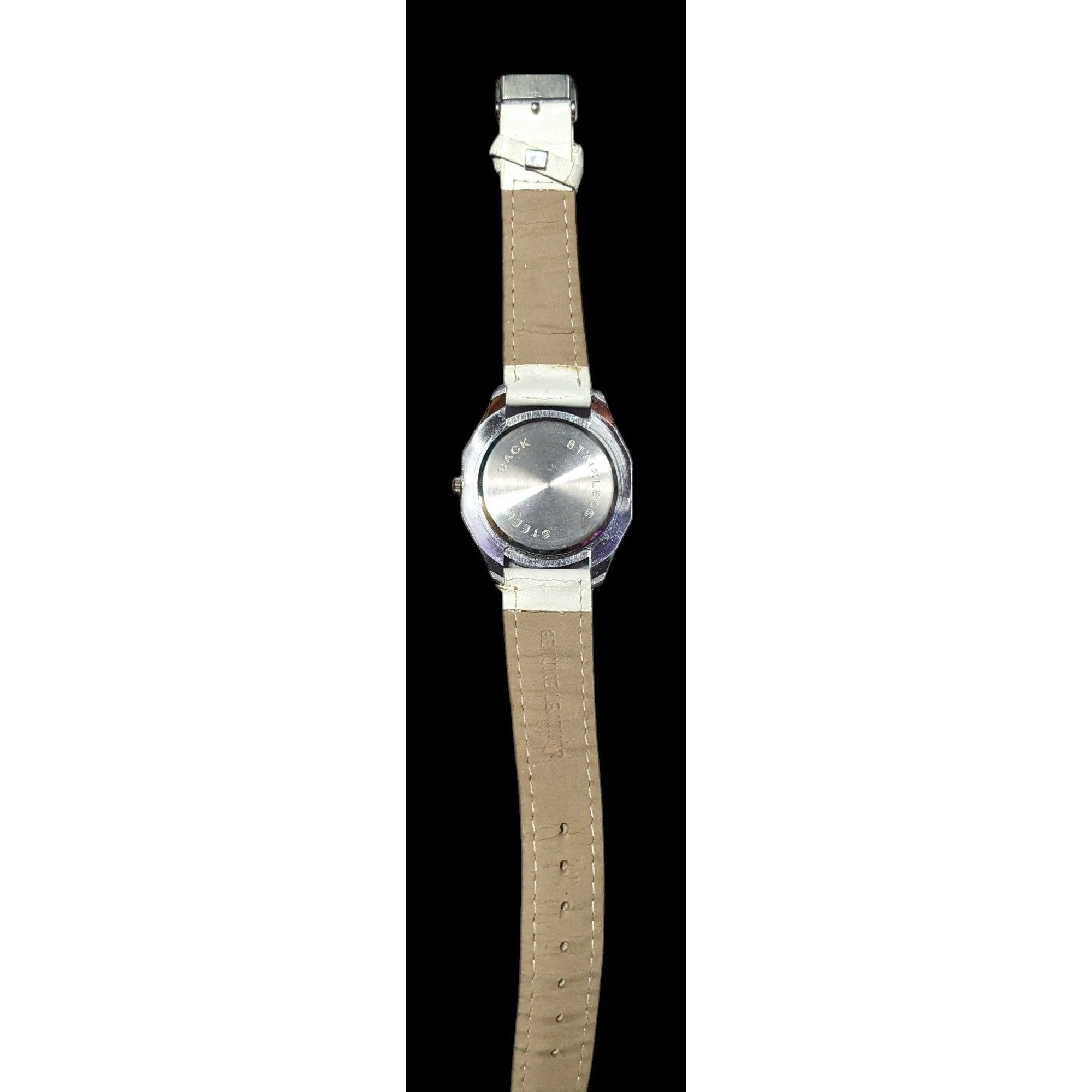 Other Hello Kitty White And Silver Tone Rhinestone Analog Watch Size ONE SIZE - 3 Thumbnail