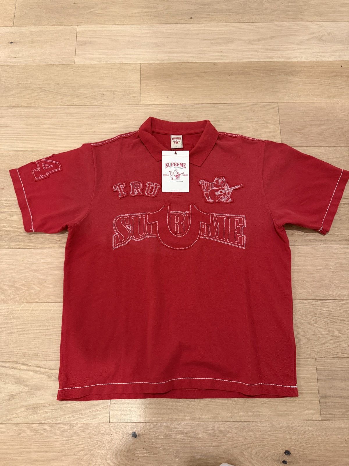 Supreme × True Religion Supreme x True Religion Applique Polo Red