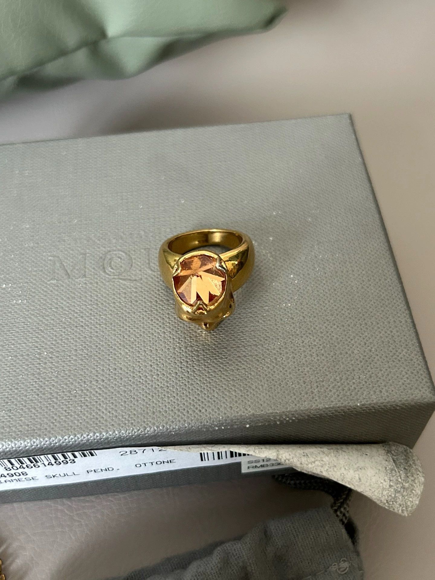 Alexander McQueen Alexander McQueen Skull Necklace & Ring Authentic Size ONE SIZE - 3 Thumbnail
