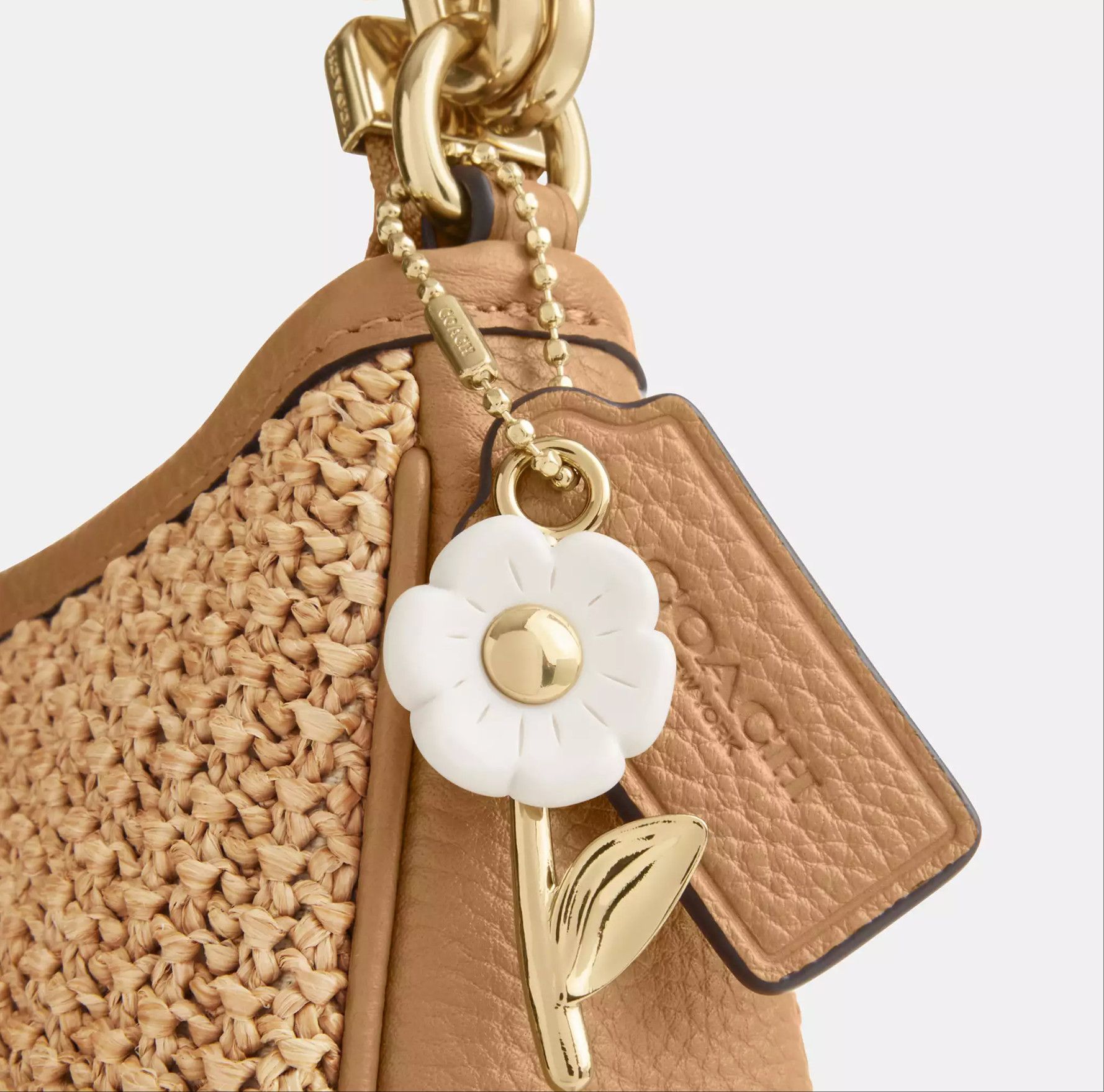 Coach NWT Coach Teri Shoulder Bag With Charm CEC43 Size ONE SIZE - 16 Thumbnail