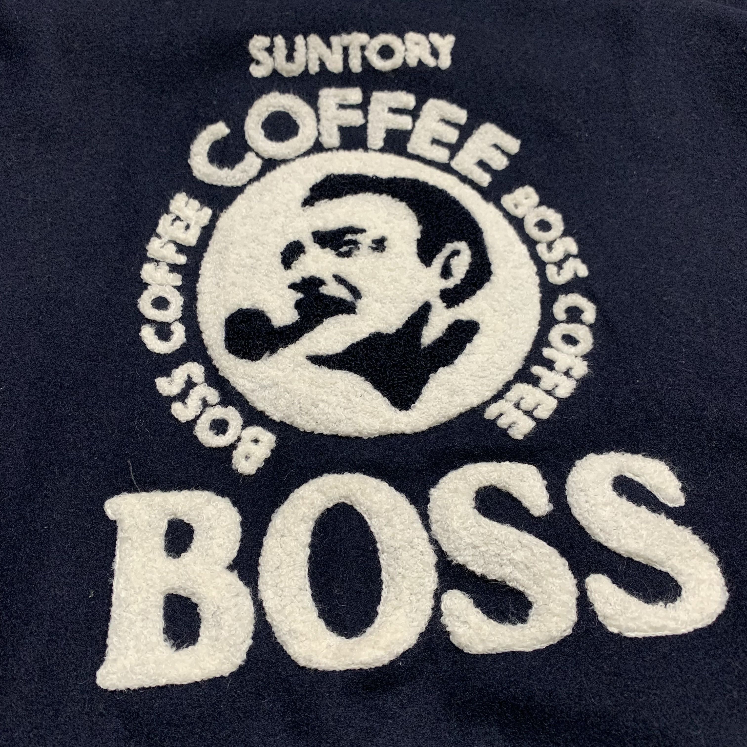 Japanese Brand Vintage Suntory Boss Coffee Varsity Jacket Size US XL / EU 56 / 4 - 8 Thumbnail