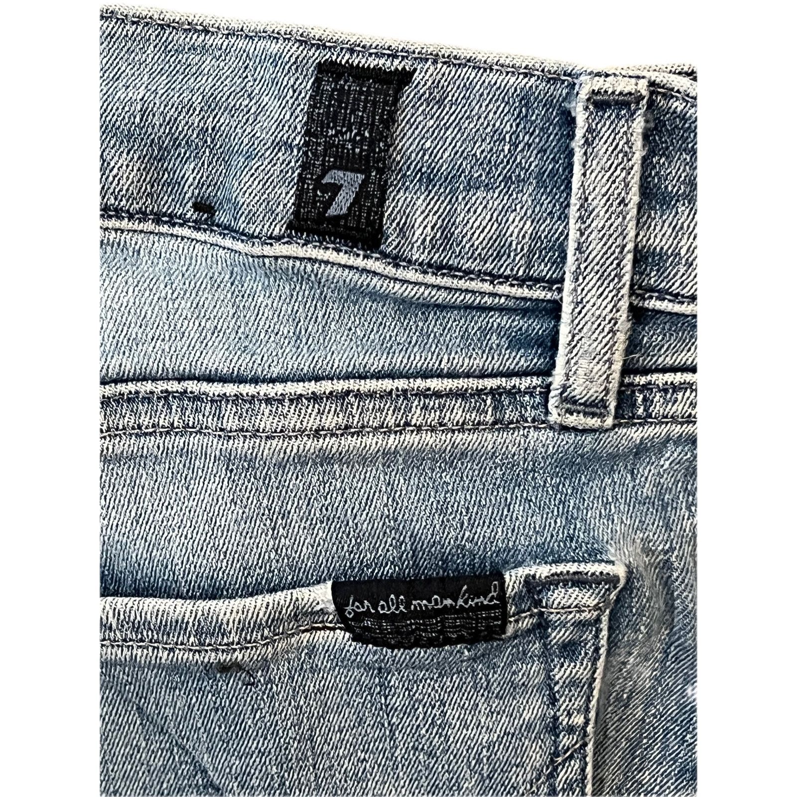 7 For All Mankind 7 For all Mankind Slim Straight Luxe Sport Jeans Mens 32x32 Size US 32 / EU 48 - 3 Thumbnail