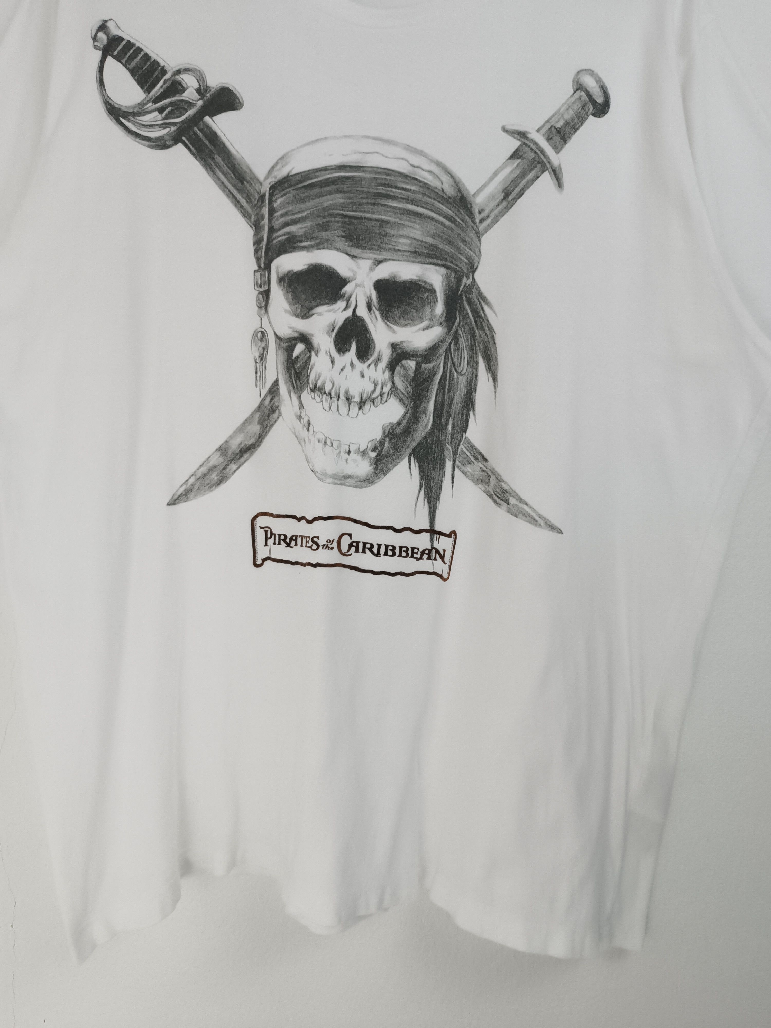 Vintage VINTAGE PIRATES OF THE CARIBBEAN MOVIE T depp lotr gladiator Size US L / EU 52-54 / 3 - 7 Thumbnail