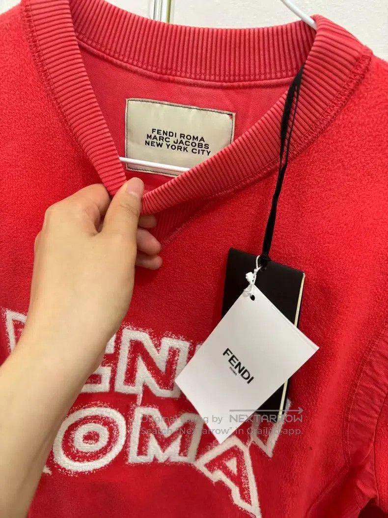 Fendi Fendi Collaboration Sweatshirt - Red Size S / US 4 / IT 40 - 2 Thumbnail