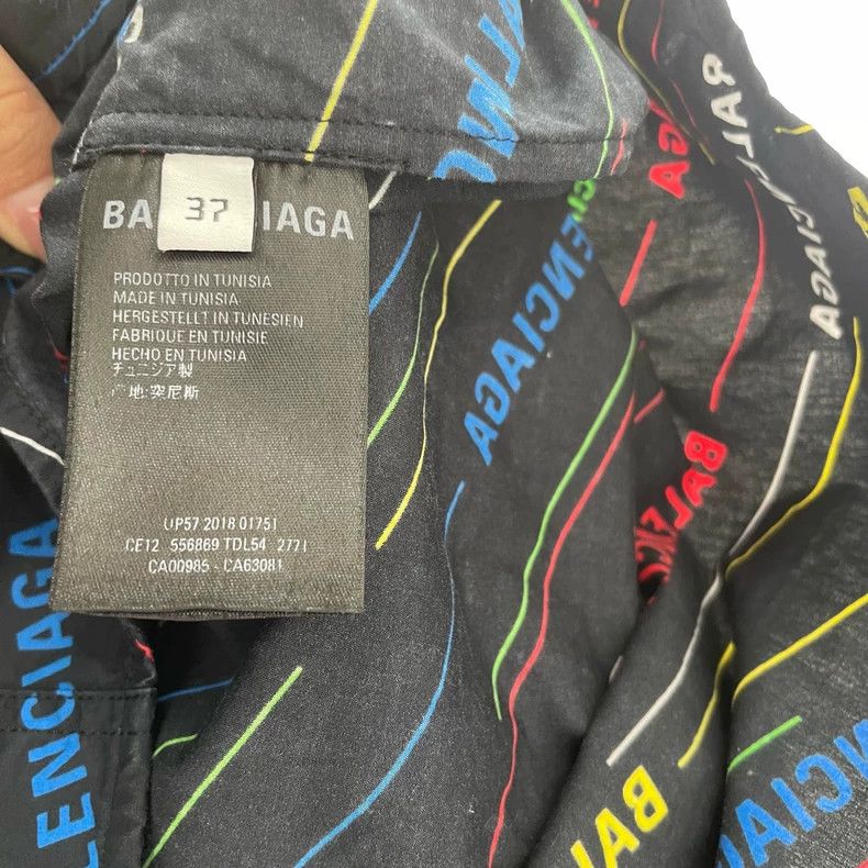 Balenciaga Balenciaga size 37 Black Full Print Jacket Size US S / EU 44-46 / 1 - 6 Thumbnail