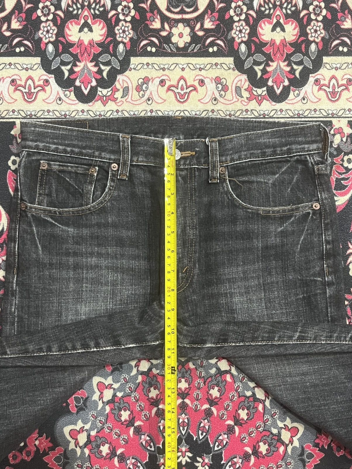 Japanese Brand Vintage Japanese Bobson Chessking Black Wash Distressed Jean Size US 32 / EU 48 - 13 Thumbnail