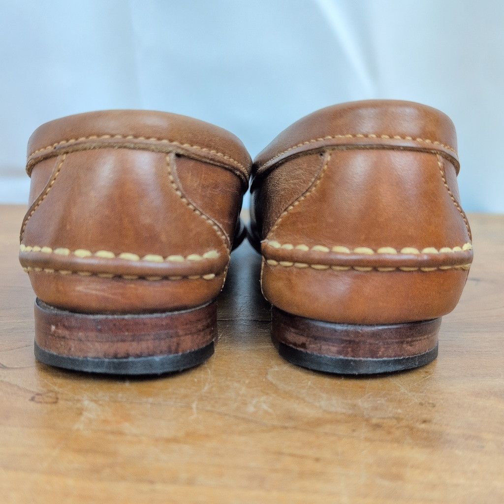 Polo Ralph Lauren × Ralph Lauren Vintage Polo Ralph Lauren Maine Bench Made Leather Flats 8.5 Size US 8.5 / IT 38.5 - 7 Thumbnail