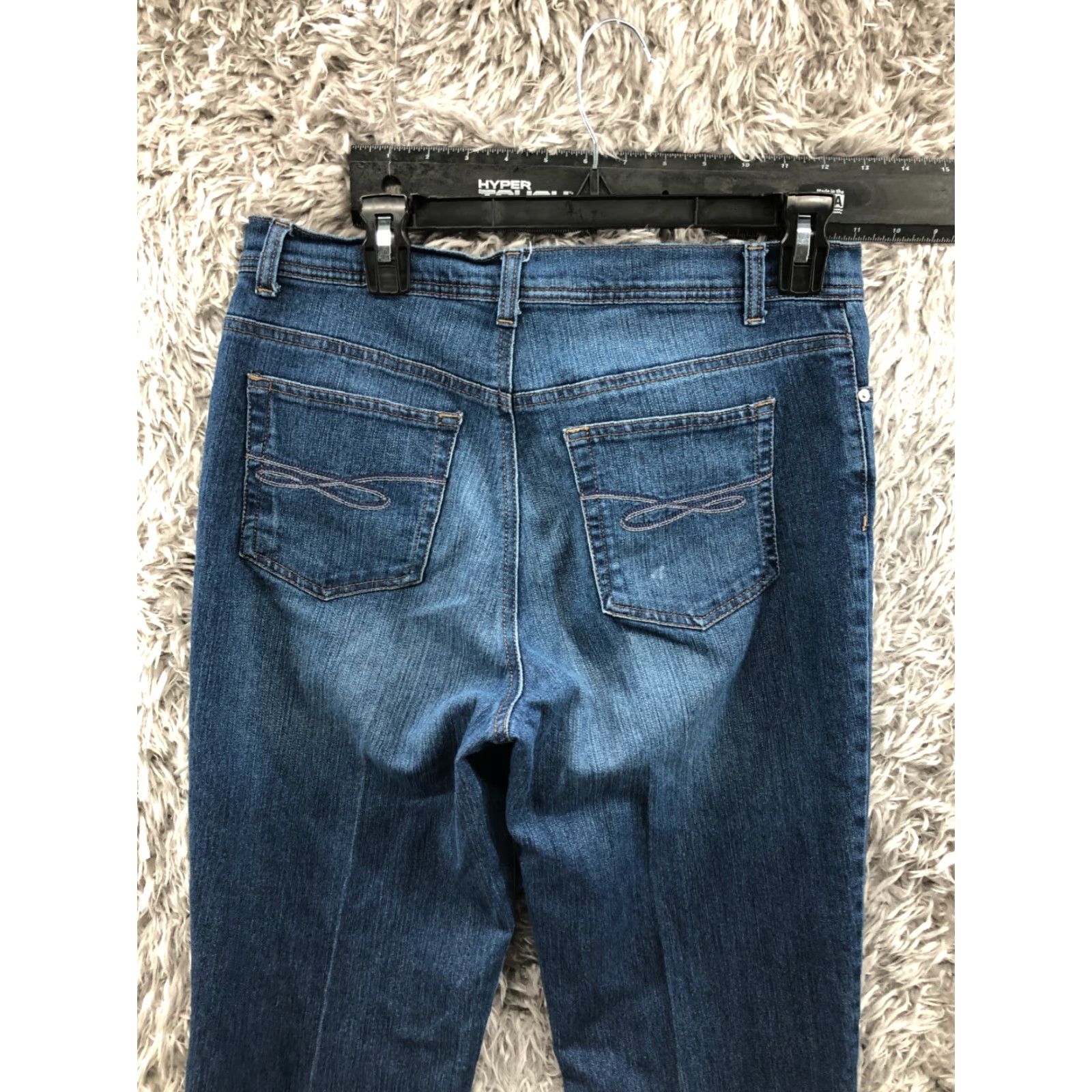Vintage Style & Co Slim Leg Jeans Size 10 Womens Medium Wash Blue Jeans Slim Straight 5-Pocket Den​im - Style&Co. Size 32" / US 10 / IT 46 - 6 Thumbnail