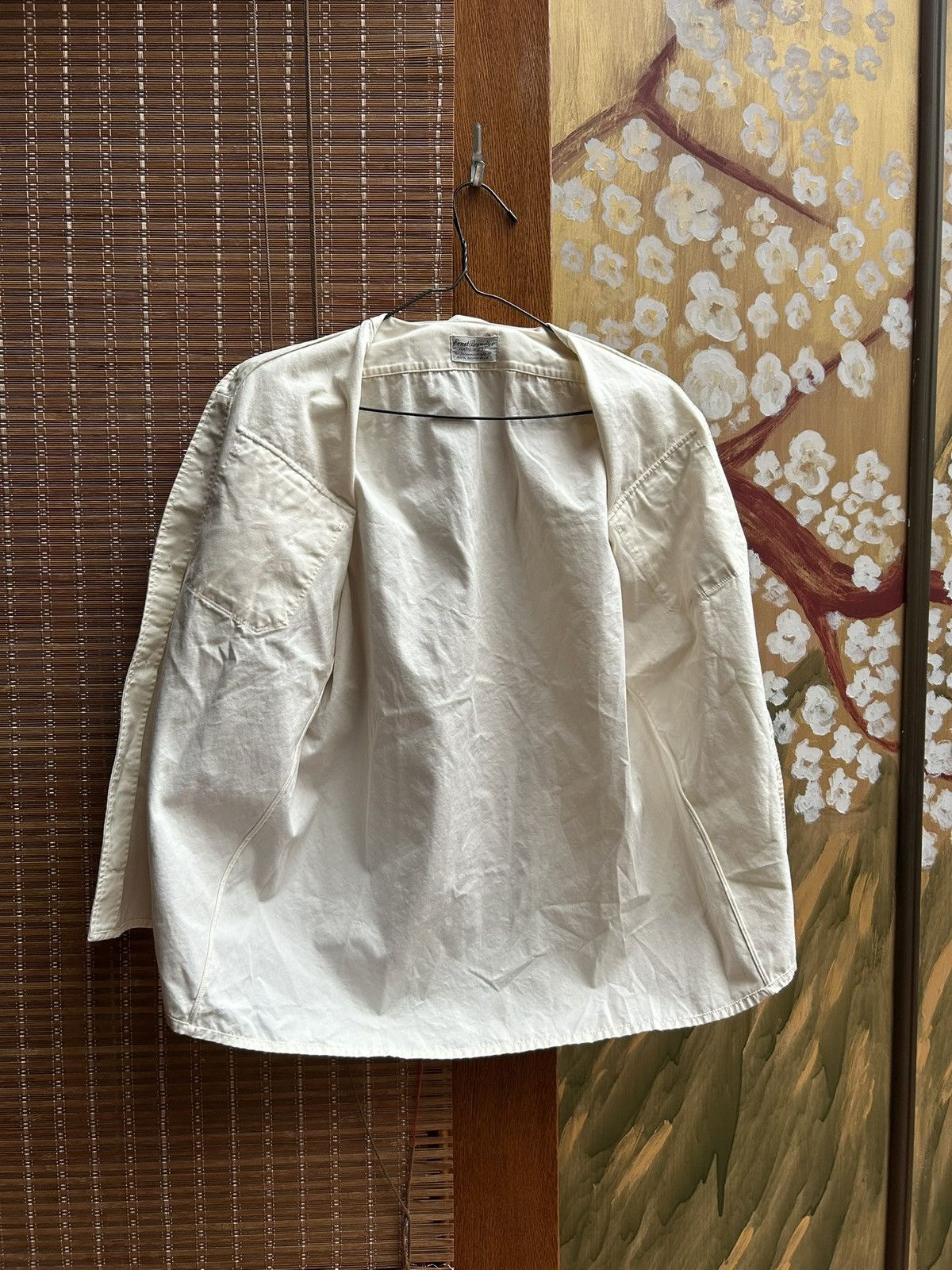 Vintage 50s Ernst Brendler Khaki Cotton Work Service German 37/36 Size US S / EU 44-46 / 1 - 4 Thumbnail