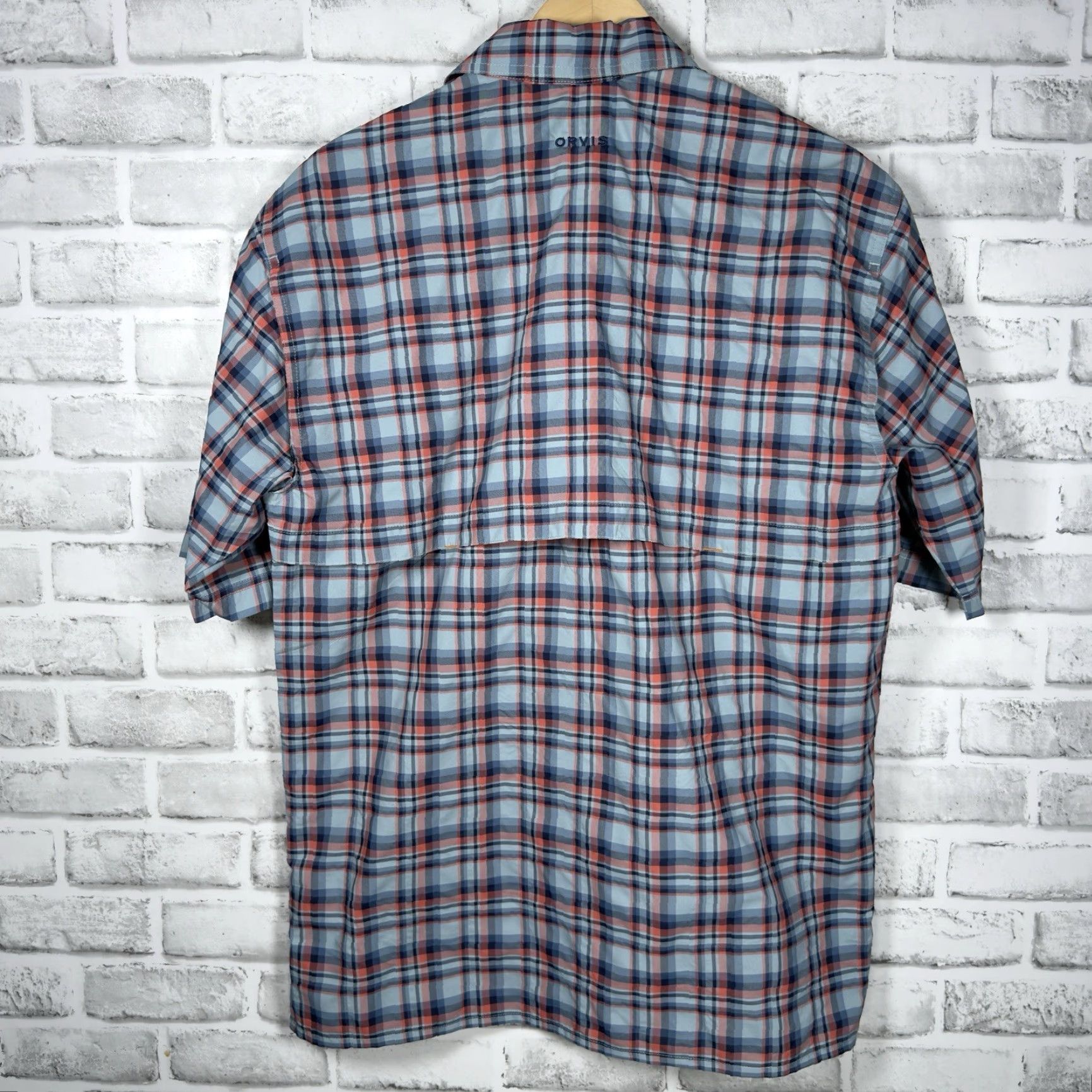 Orvis NWT Orvis Plaid Short Sleeve Button-Down Shirt Mens Size M Multicolor Pattern Vented Button-Up Shirt Size US M / EU 48-50 / 2 - 5 Thumbnail