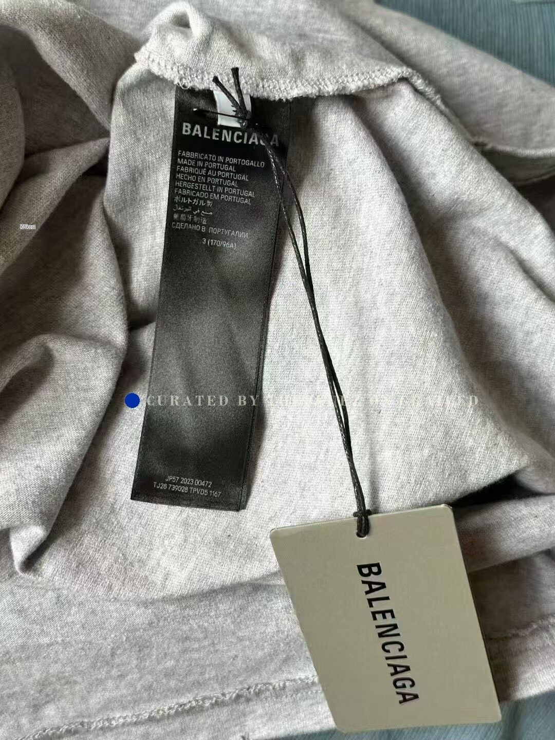 Balenciaga Balenciaga Be Kind Gray Short-Sleeve Size US L / EU 52-54 / 3 - 3 Thumbnail