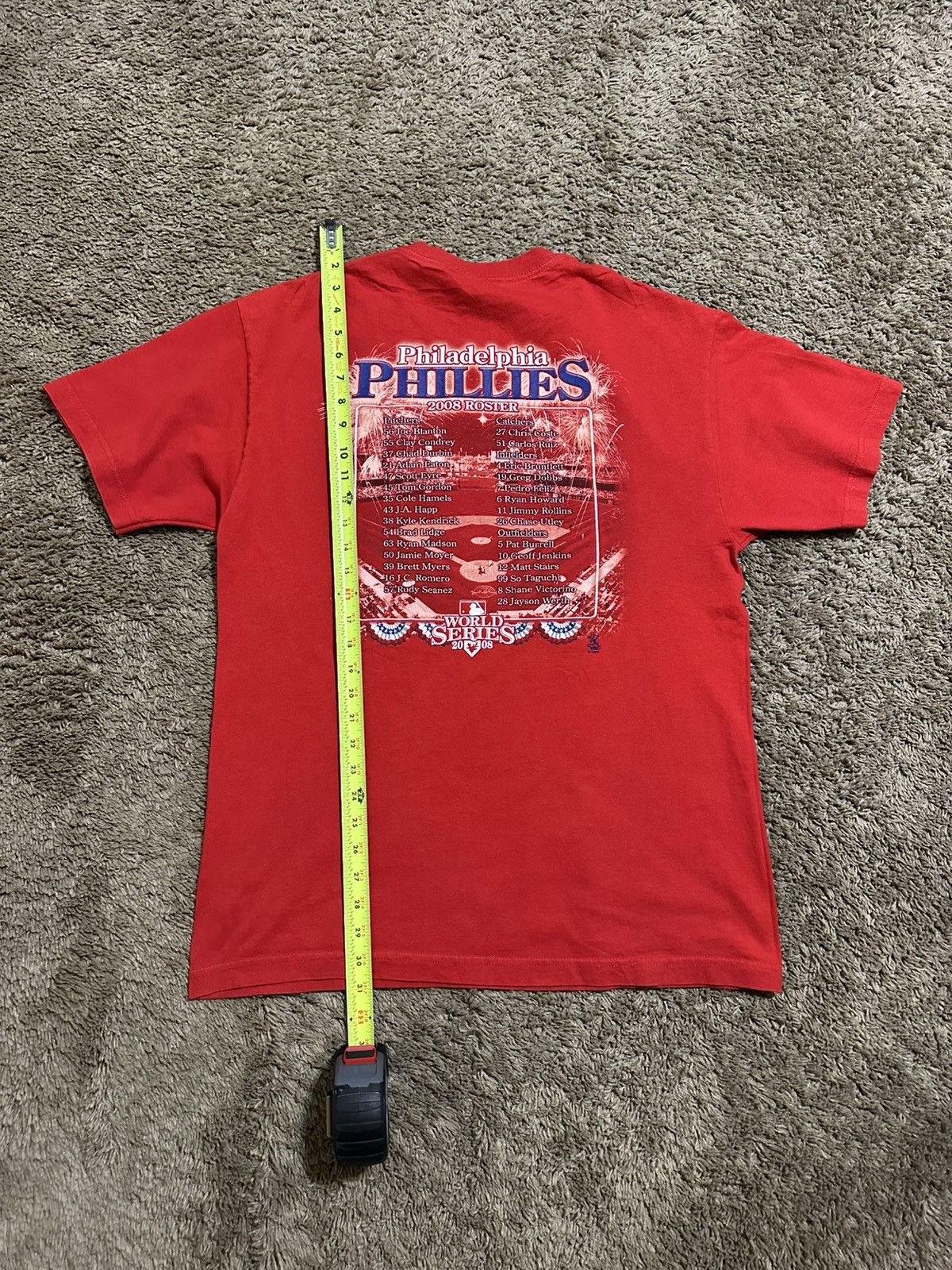 MLB Vintage MLB Philadelphia Phillies shirt 2008 size large Size US L / EU 52-54 / 3 - 8 Thumbnail