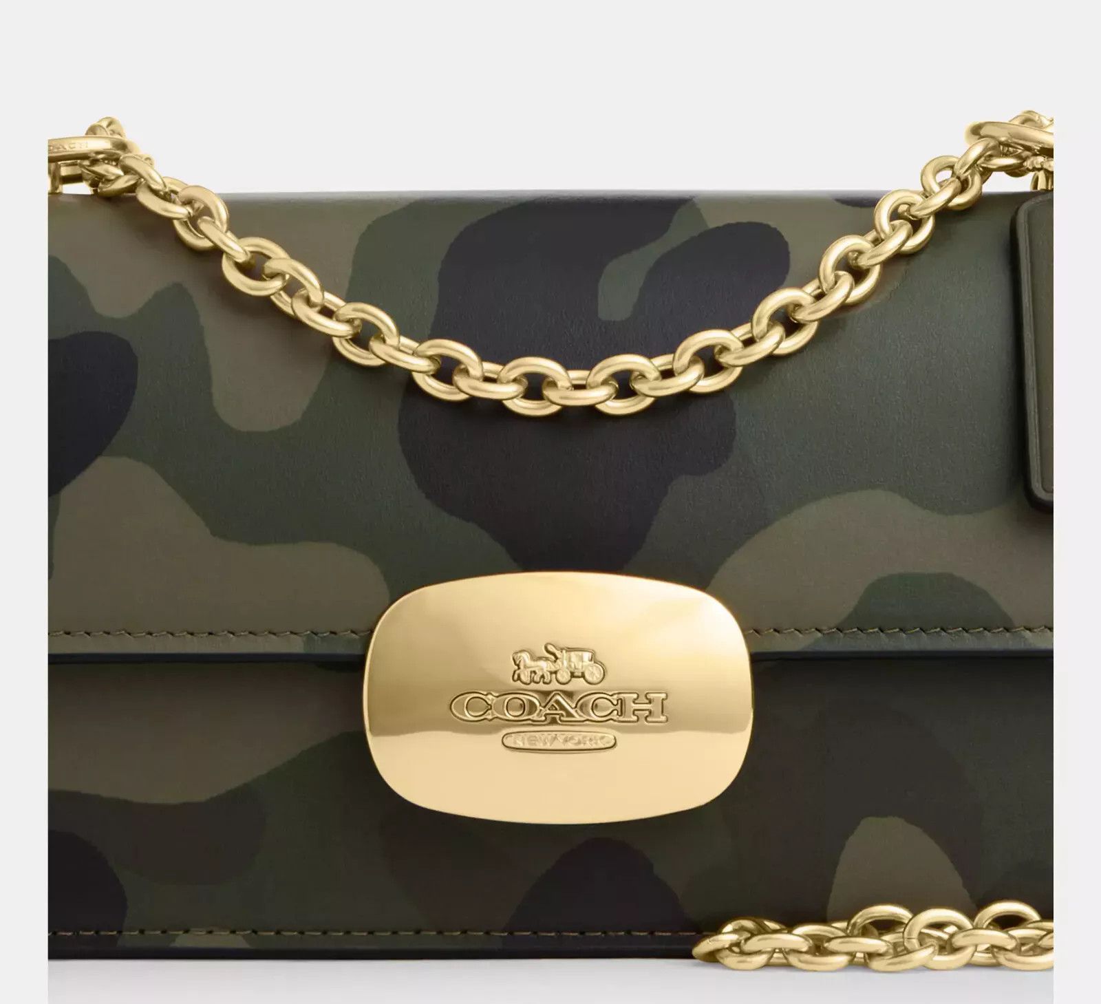 Coach NWT Coach Eliza Flap Crossbody Bag With Camo Print CV948 Size ONE SIZE - 12 Thumbnail