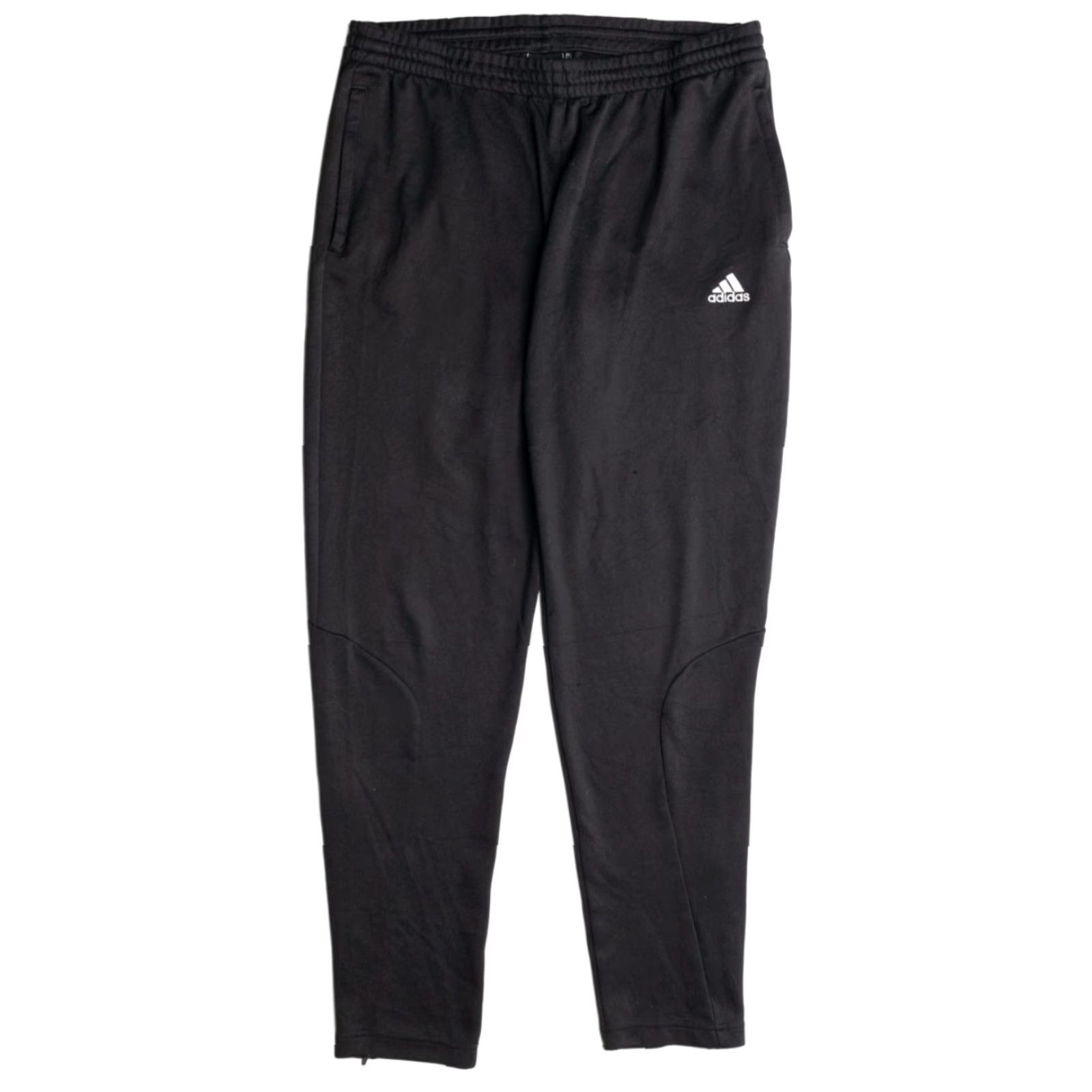 Adidas VINTAGE Adidas Track Pants Large Black Joggers Athletic Sweatpants Men's Size US 33 - 2 Thumbnail