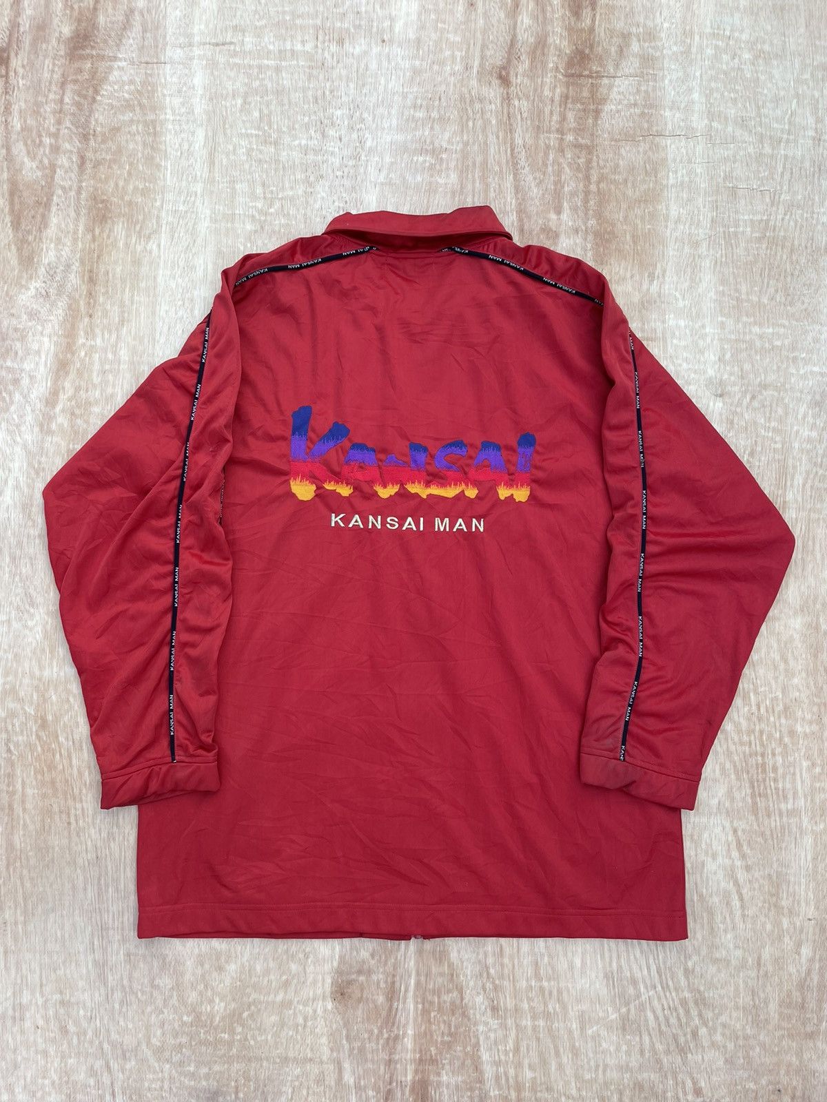 Japanese Brand × Kansai Yamamoto × Vintage Kansai Man Light Jacket Size US XL / EU 56 / 4 - 2 Thumbnail
