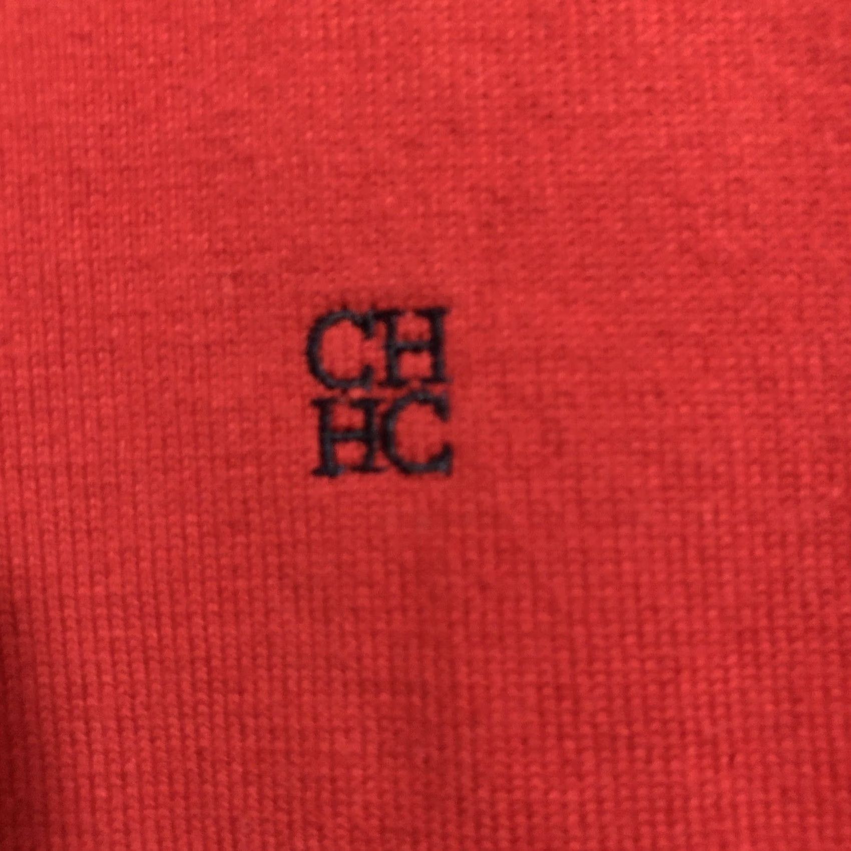 Carolina Herrera CH Carolina Herrera Red Polo Shirt Men L 100% Cotton Short Sleeve Shirt Polo Classic Casual Mens Size US L / EU 52-54 / 3 - 4 Thumbnail