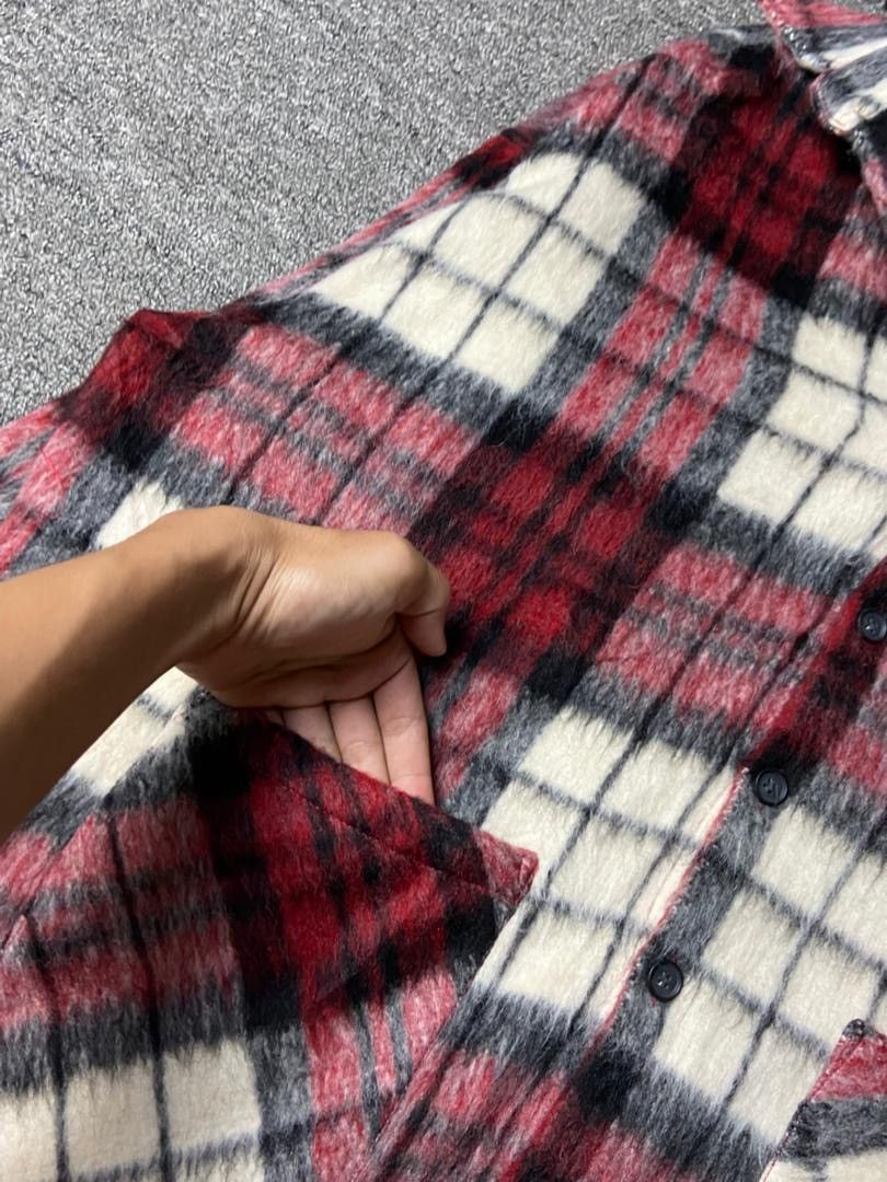 Japanese Brand FR(13)NDS Japanese Brand Plaid Fleece Jacket (179) Size US XL / EU 56 / 4 - 6 Thumbnail