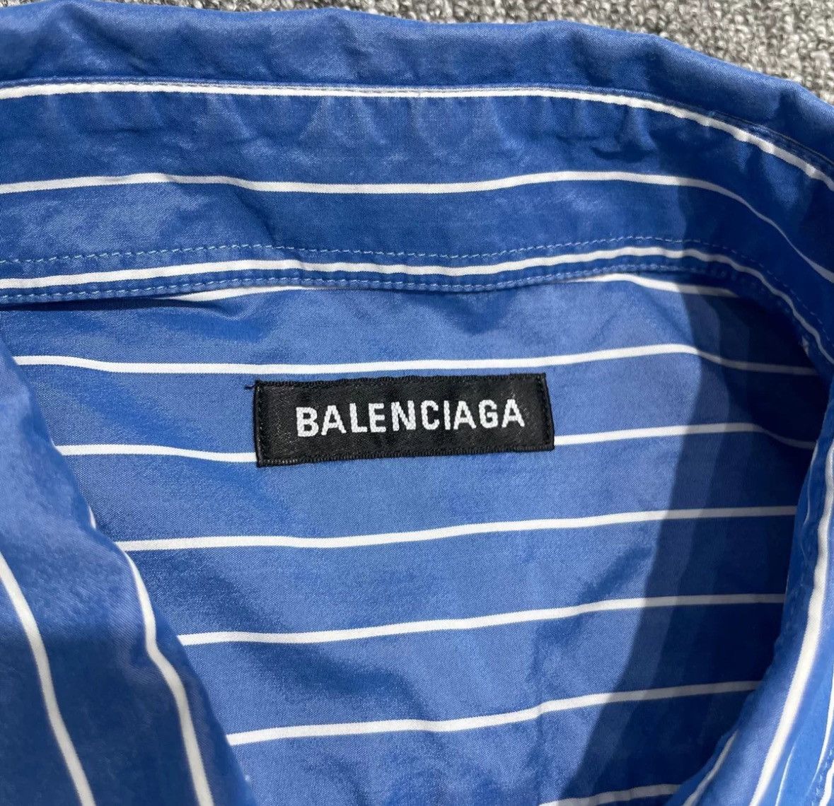 Balenciaga Balenciaga striped shirt2412-Nextarrow Size US S / EU 44-46 / 1 - 3 Thumbnail