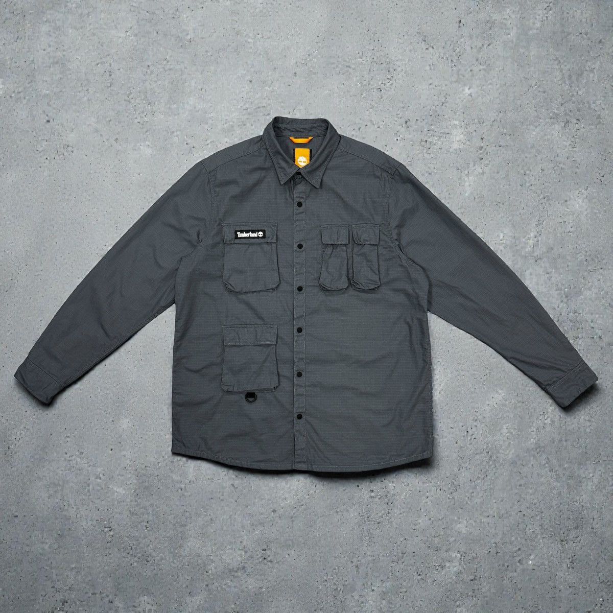 Timberland Timberland Multipocket Utility Men Overshirt Jacket Grey Size US L / EU 52-54 / 3 - 1 Thumbnail