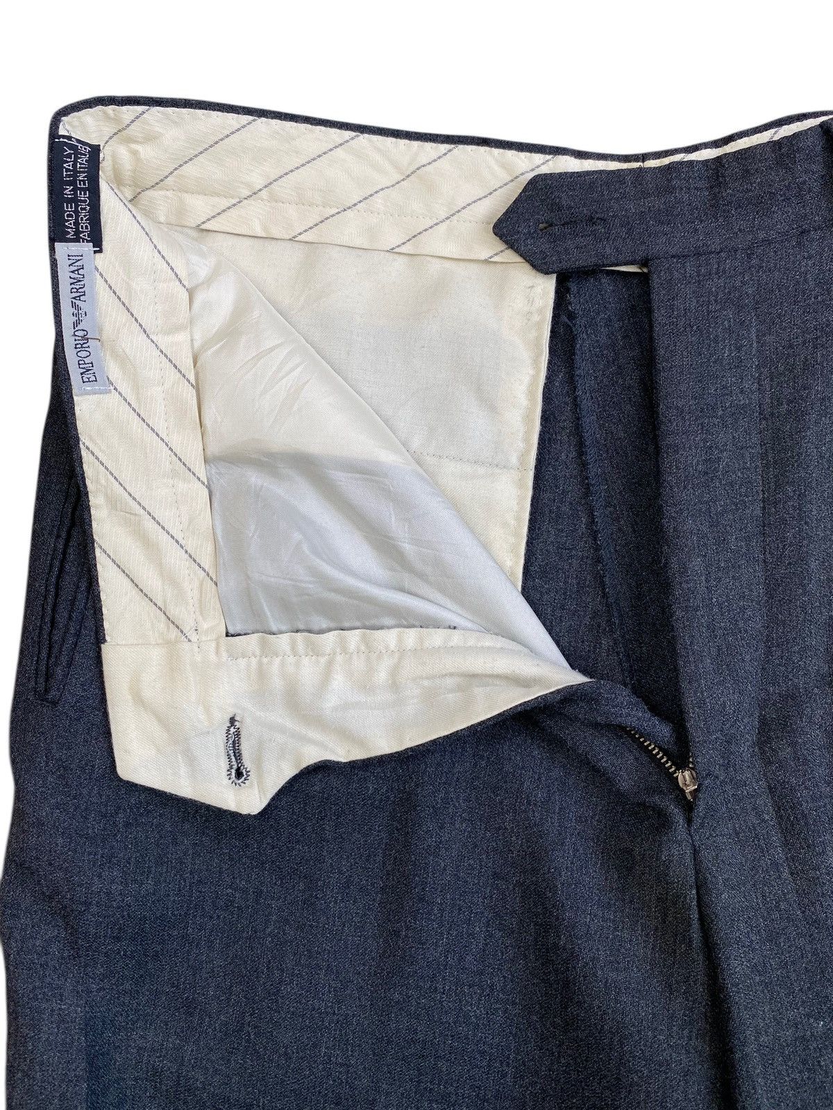 Emporio Armani Vintage 80’s Emporio Armani Wool Regular Cut Slacks Size US 32 / EU 48 - 5 Thumbnail
