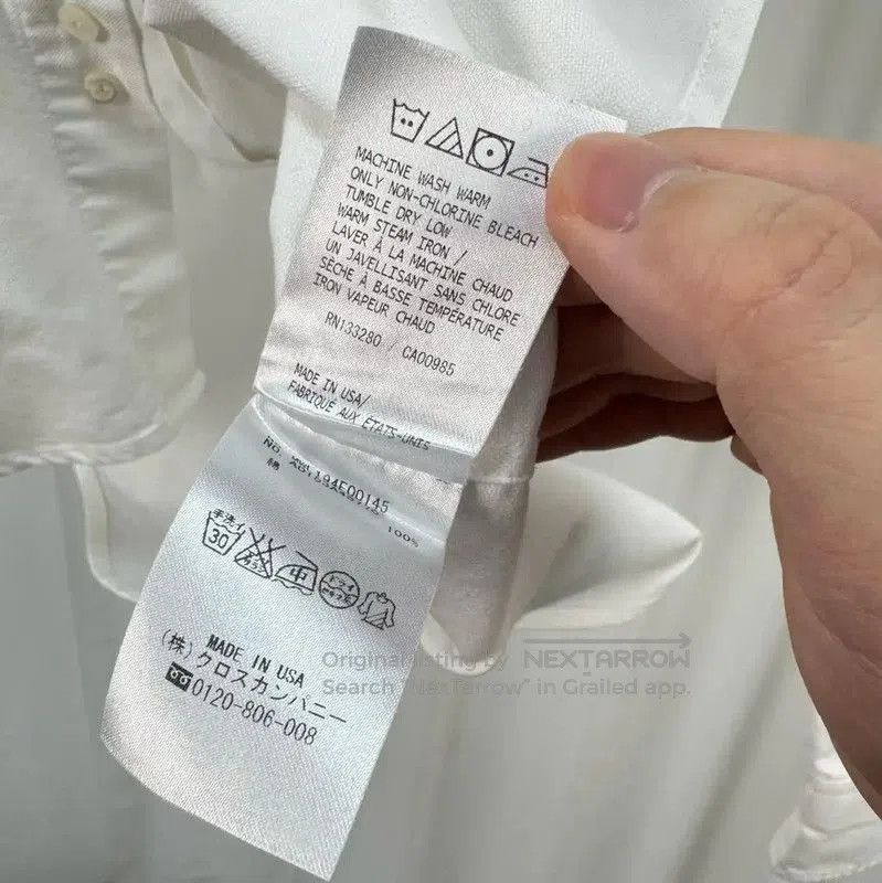 Thom Browne Thom Browne White Cotton Long Sleeve Shirt . Size M / US 6-8 / IT 42-44 - 8 Thumbnail