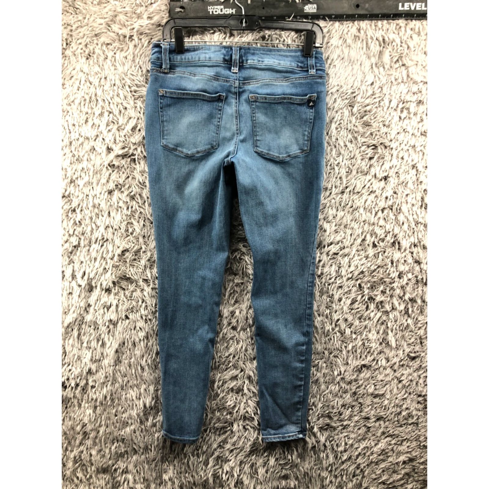 Vintage Maurices M Jeans Skinny Size S Womens Low Rise Medium Wash Blue Denim Size 28" / US 6 / IT 42 - 5 Thumbnail