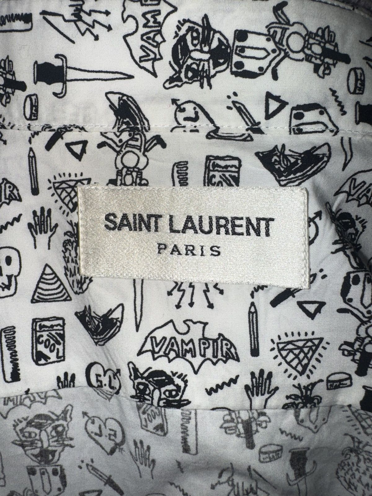 Yves Saint Laurent Saint Laurent Paris Hunx notebook shirt Size US M / EU 48-50 / 2 - 3 Thumbnail