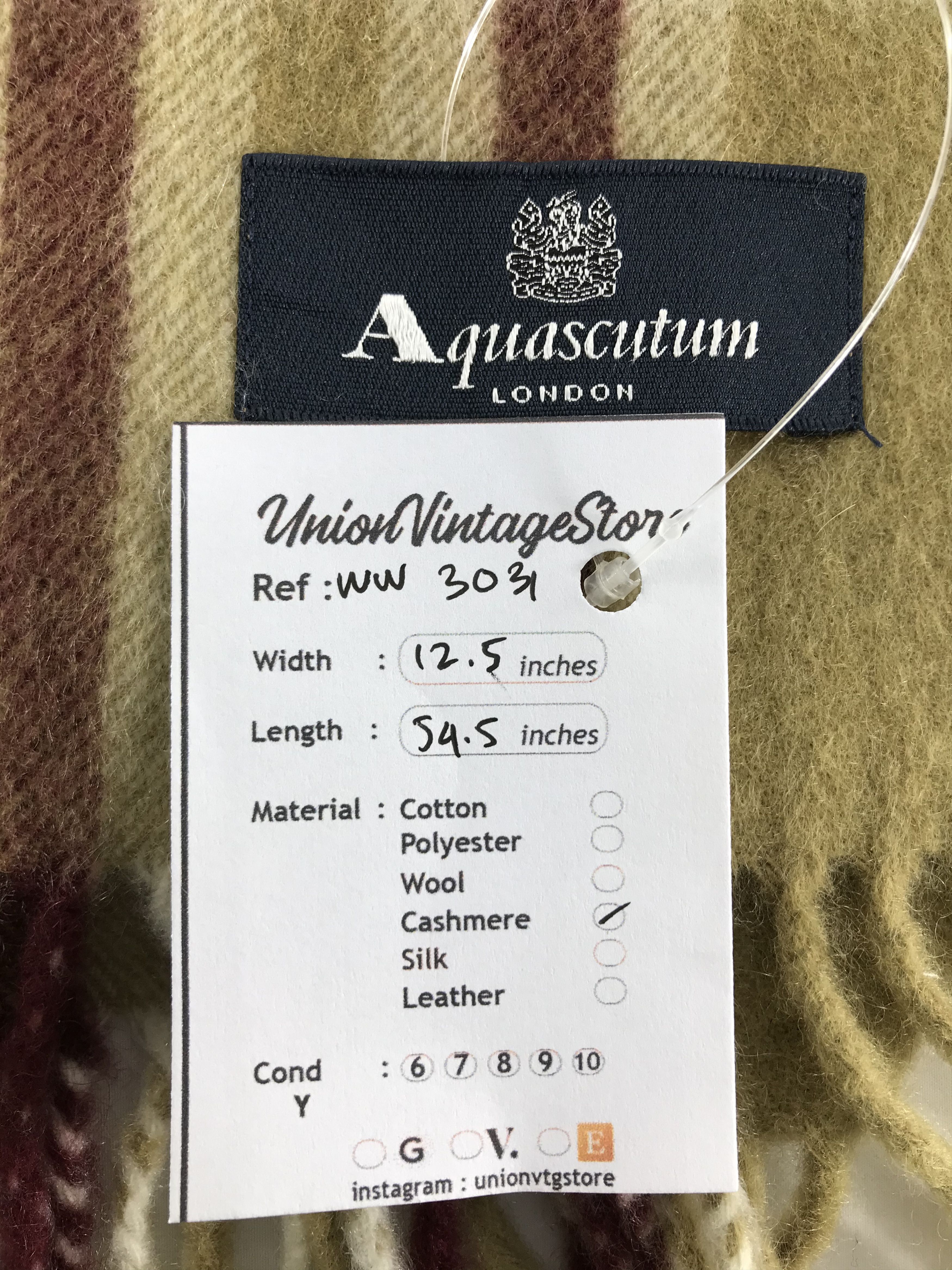 Aquascutum Aquascutum Scarf / Muffler / Neckwear - WW3031 Size ONE SIZE - 4 Thumbnail