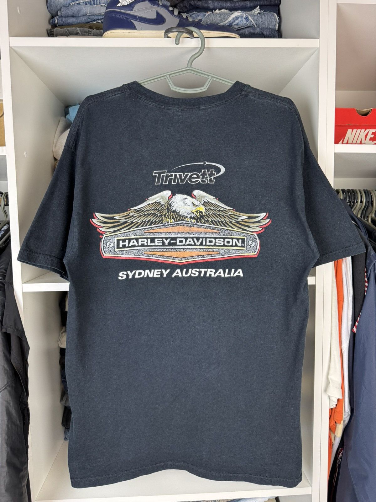 Harley Davidson Vintage 2000s Harley Davidson Sydney Australia T-shirt Size US L / EU 52-54 / 3 - 16 Thumbnail