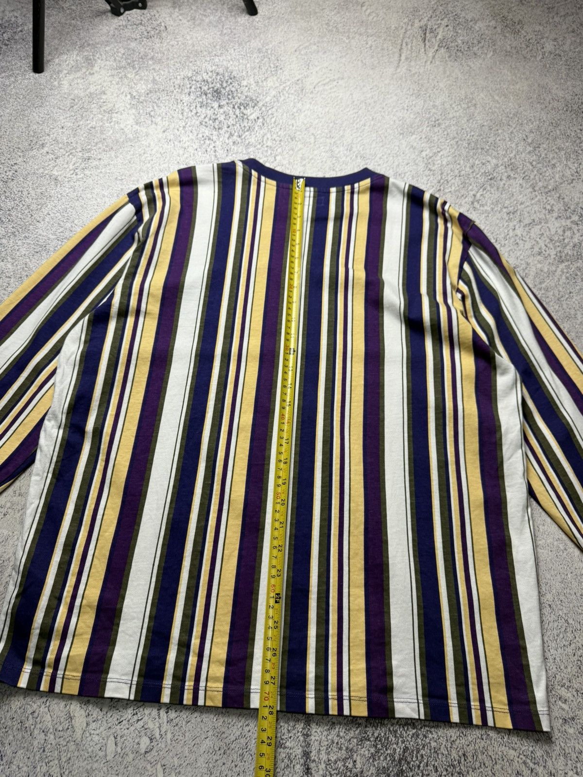 A$AP Rocky Guess x A$AP Rocky Long Sleeve Orange Striped T-Shirt Size US L / EU 52-54 / 3 - 19 Thumbnail