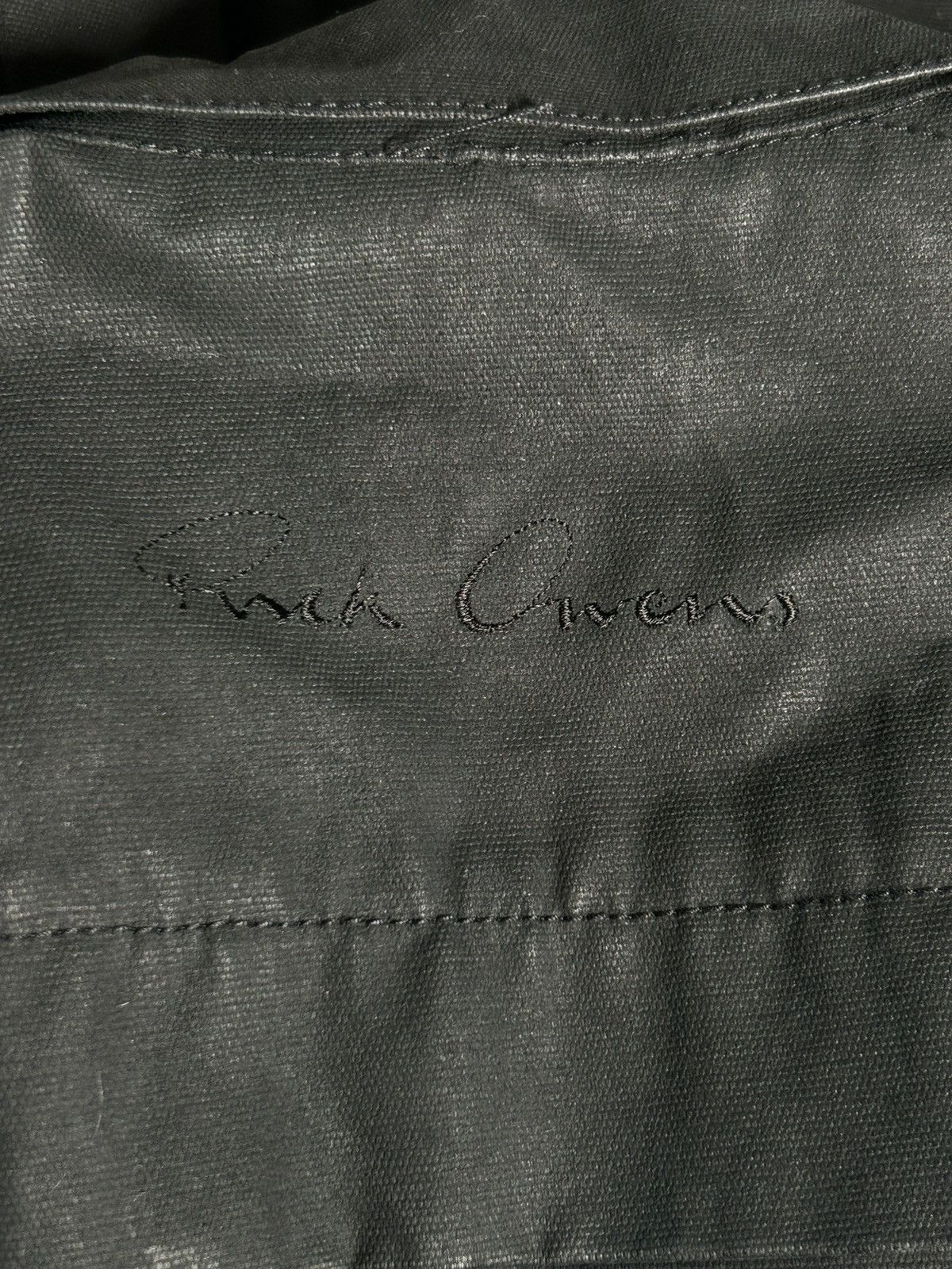 Rick Owens SS03 Suckerball Waxed Reconstructed Scrap Jacket Size US XS / EU 42 / 0 - 10 Thumbnail