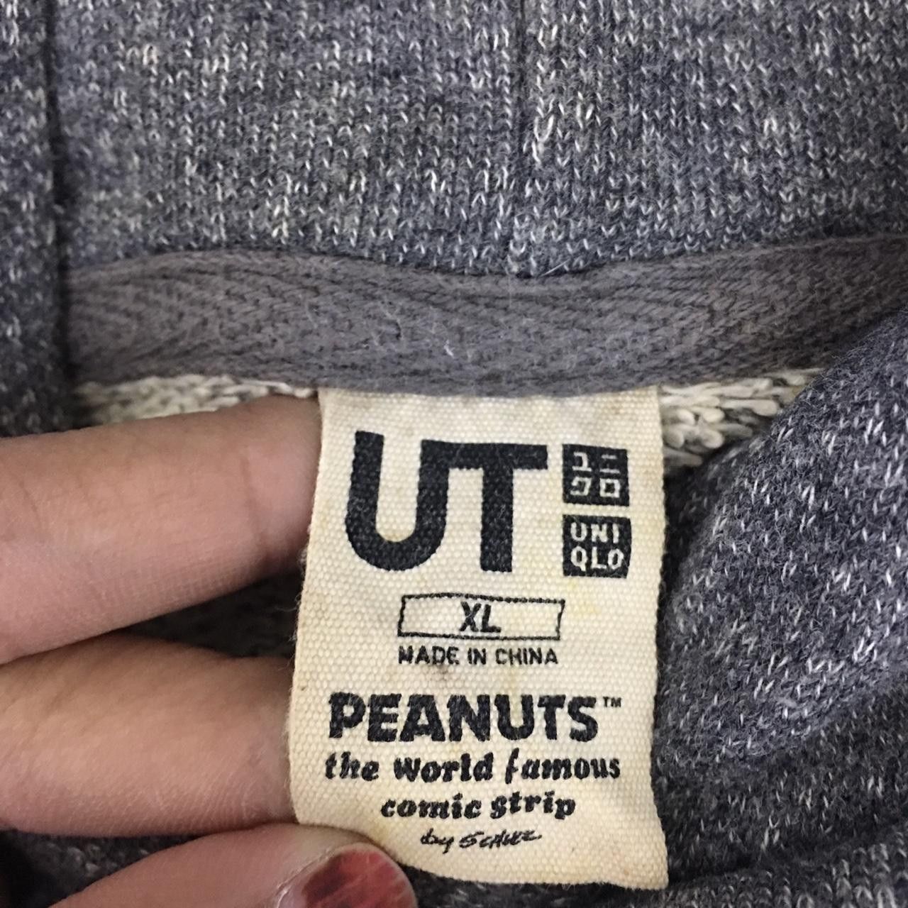 Uniqlo Vtg UNIQLO x SNOOPY PEANUTS Cartoon Hoodie World Famous Size XL / US 12-14 / IT 48-50 - 3 Thumbnail