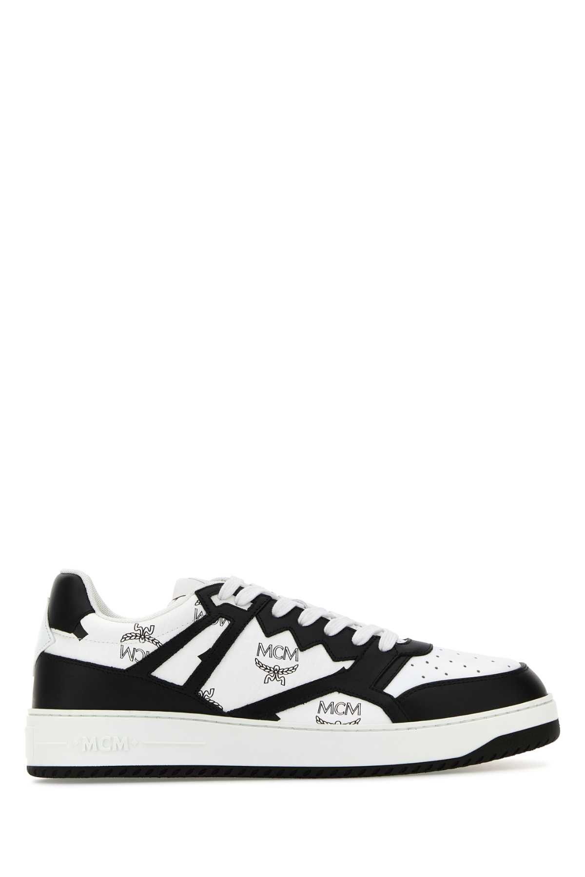 image of MCM Printed Canvas Neo Terrain Sneakers, Men's (Size 11)