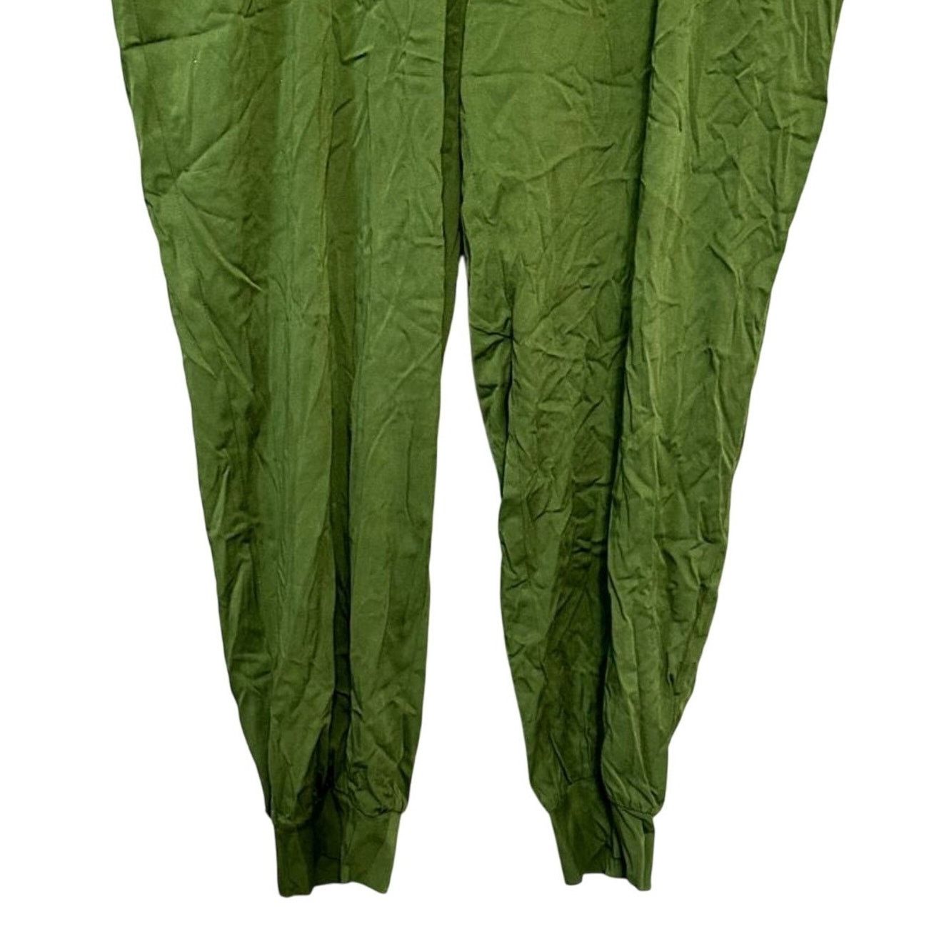 Other 11 Honore Plus Size Green Joggers Elastic Waist Relaxed 4X Size 36" / US 14 / IT 50 - 4 Thumbnail