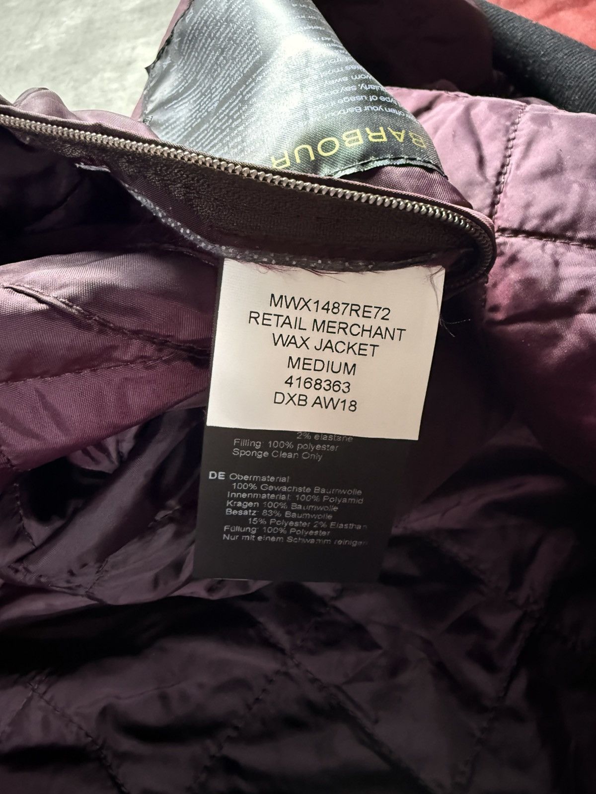 Barbour Barbour International Wax Jacket Burgundy Red Size M MWX Size US M / EU 48-50 / 2 - 11 Thumbnail