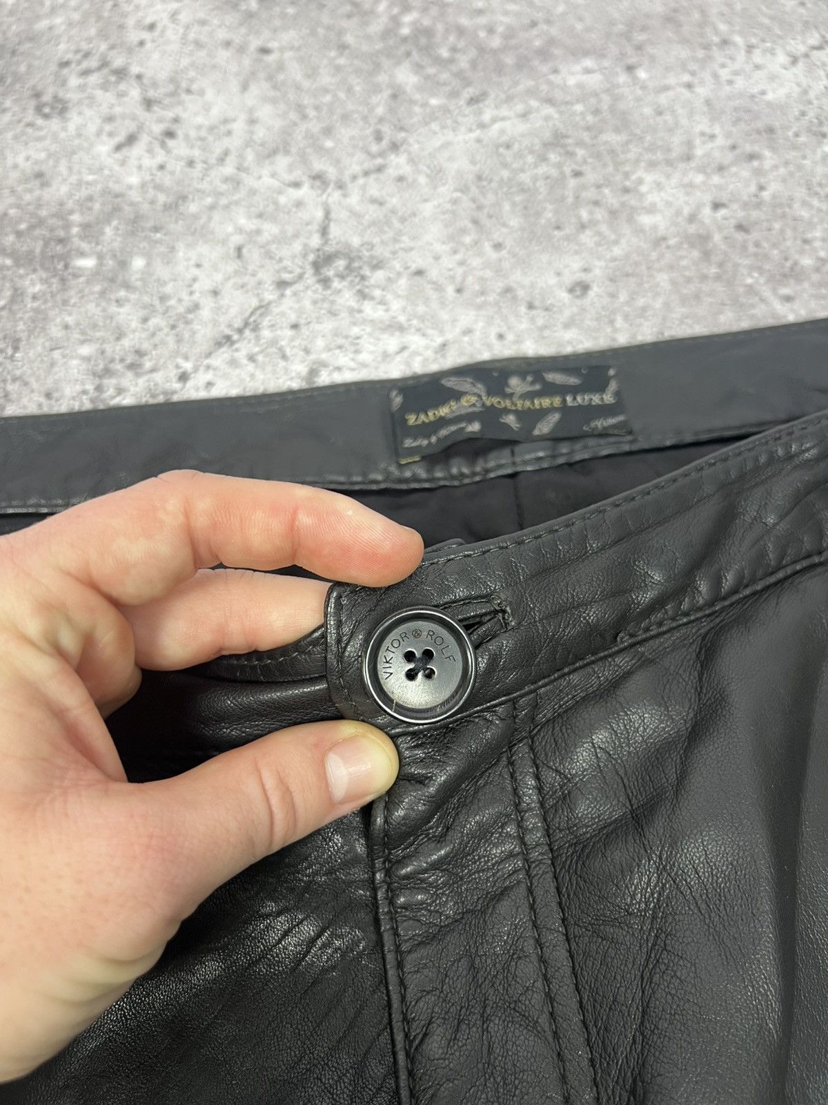 Zadig & Voltaire Zadig & Voltaire Women's Leather Pants Size 27" / US 4 / IT 40 - 10 Thumbnail