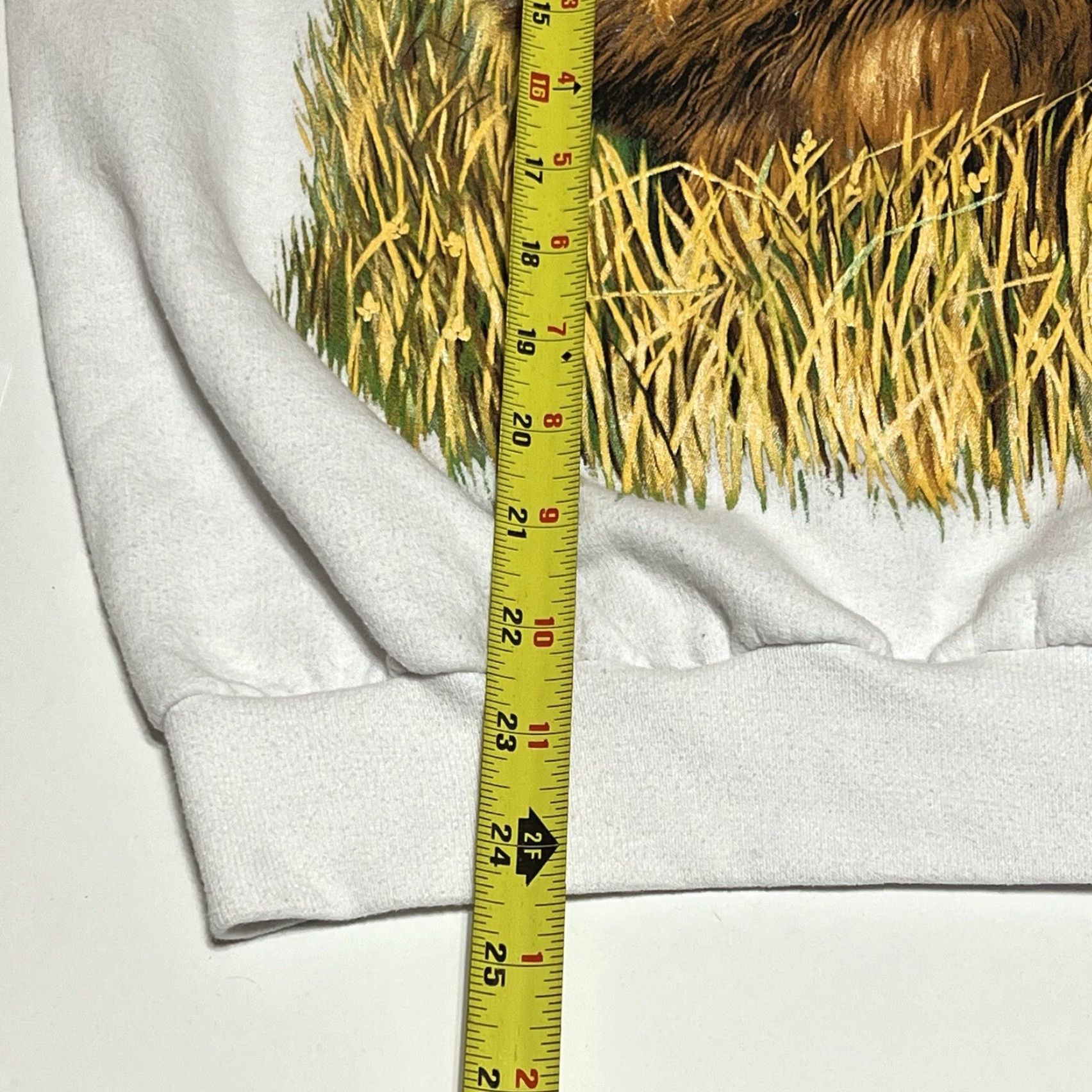Jerzees Jerzees Lion Couple Crew Neck Sweatshirt NuBlend Medium White Unisex Adults Sweatshirt Long Sleeve Pullover Lion Theme 90s? Size US M / EU 48-50 / 2 - 7 Thumbnail