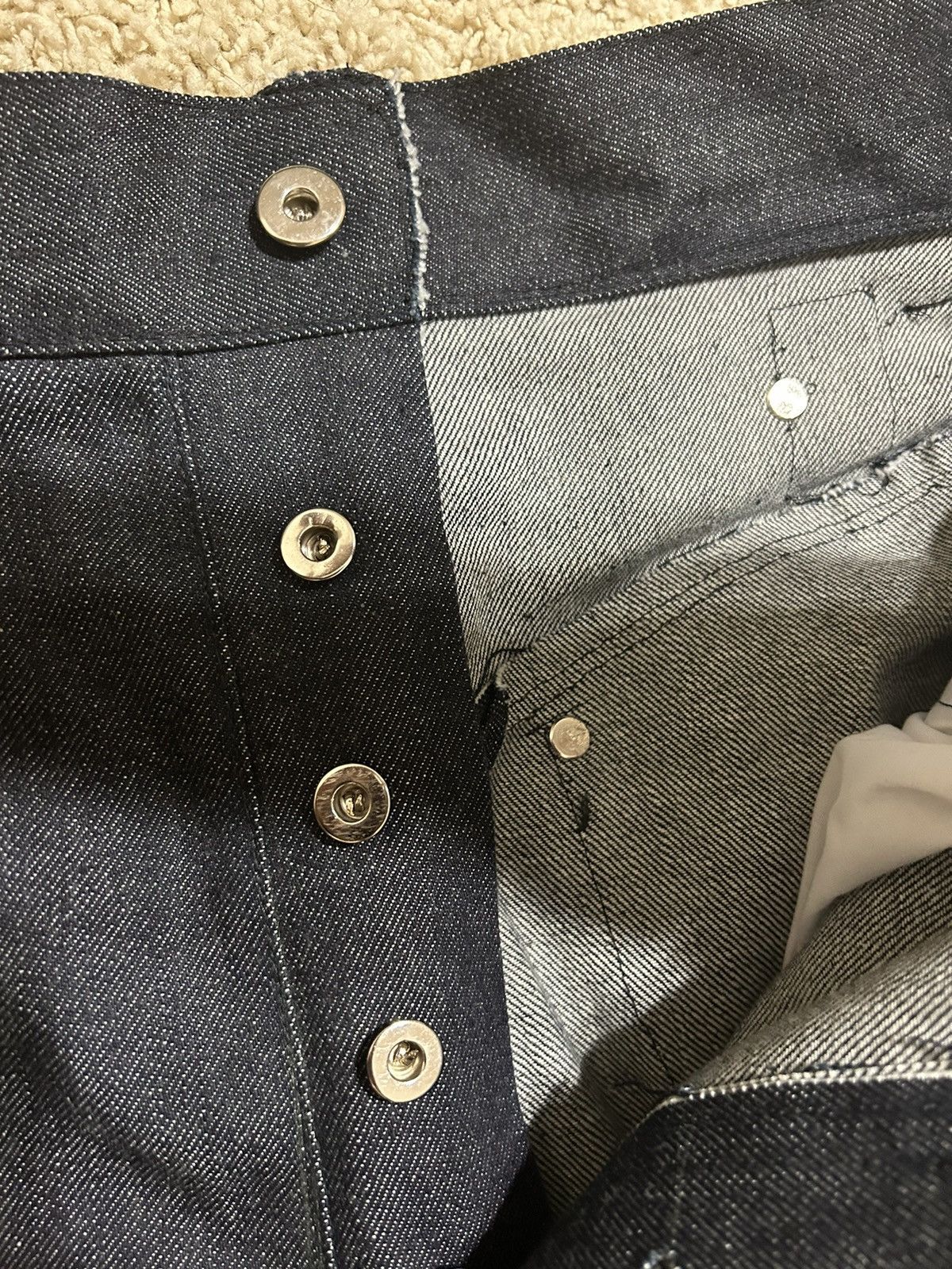 Vintage Custom Selvedge Denim Jeans Size US 32 / EU 48 - 5 Thumbnail