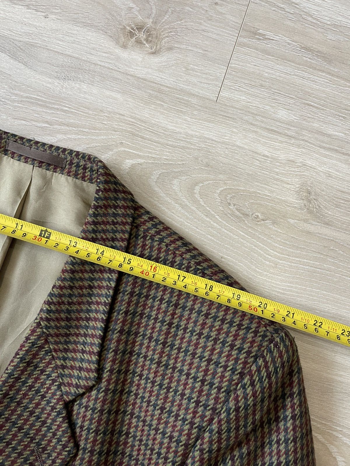 Vintage Vintage blazer wool classic jacket sport coat beyeler rare Size 48R - 12 Thumbnail