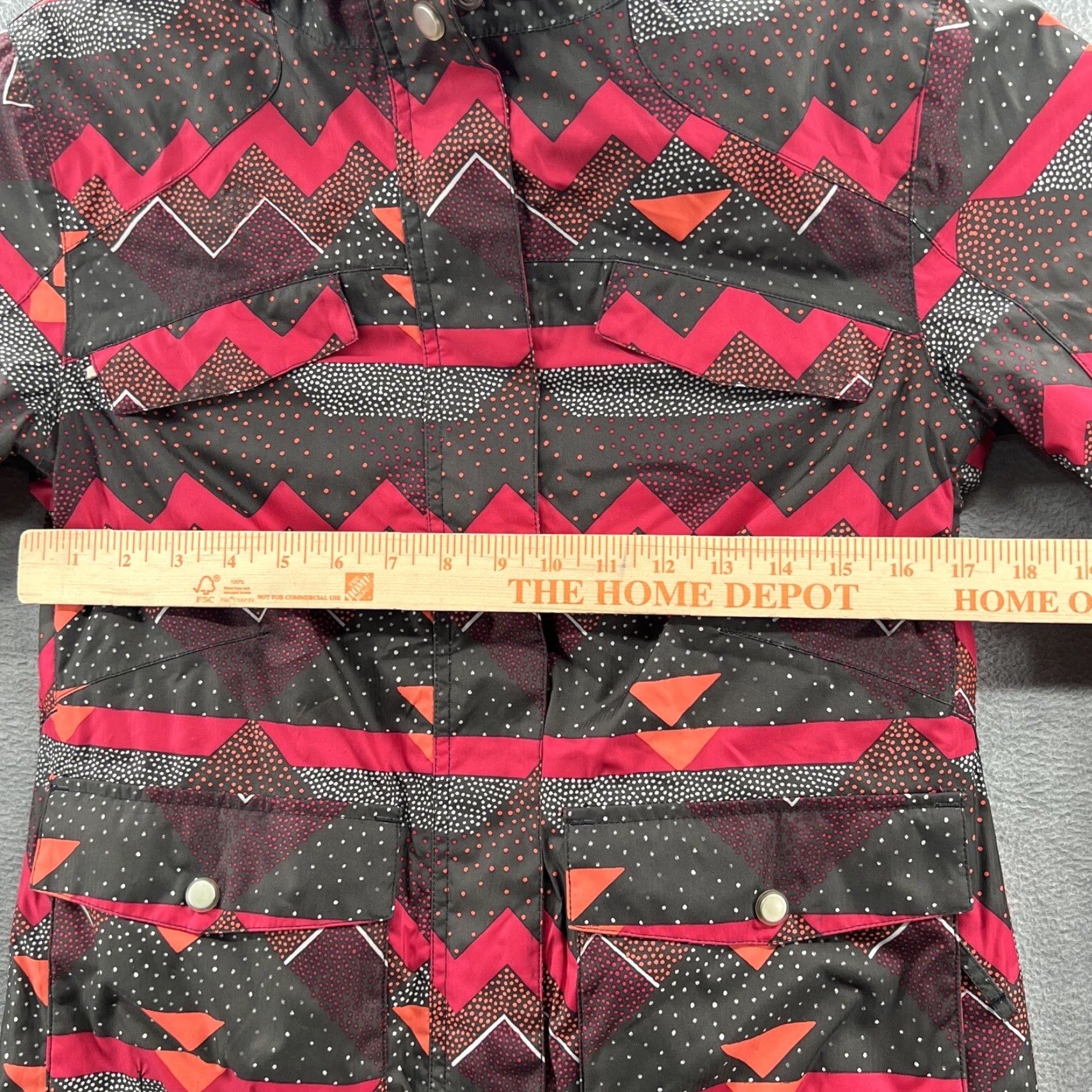 Native Sims Womens XS Hooded Insulated Aztec Native Jacket, Multicolor, Polyester, Basic Jacket, Ski Coat, AZTEC Theme, Womens, XS Size XS / US 0-2 / IT 36-38 - 5 Thumbnail