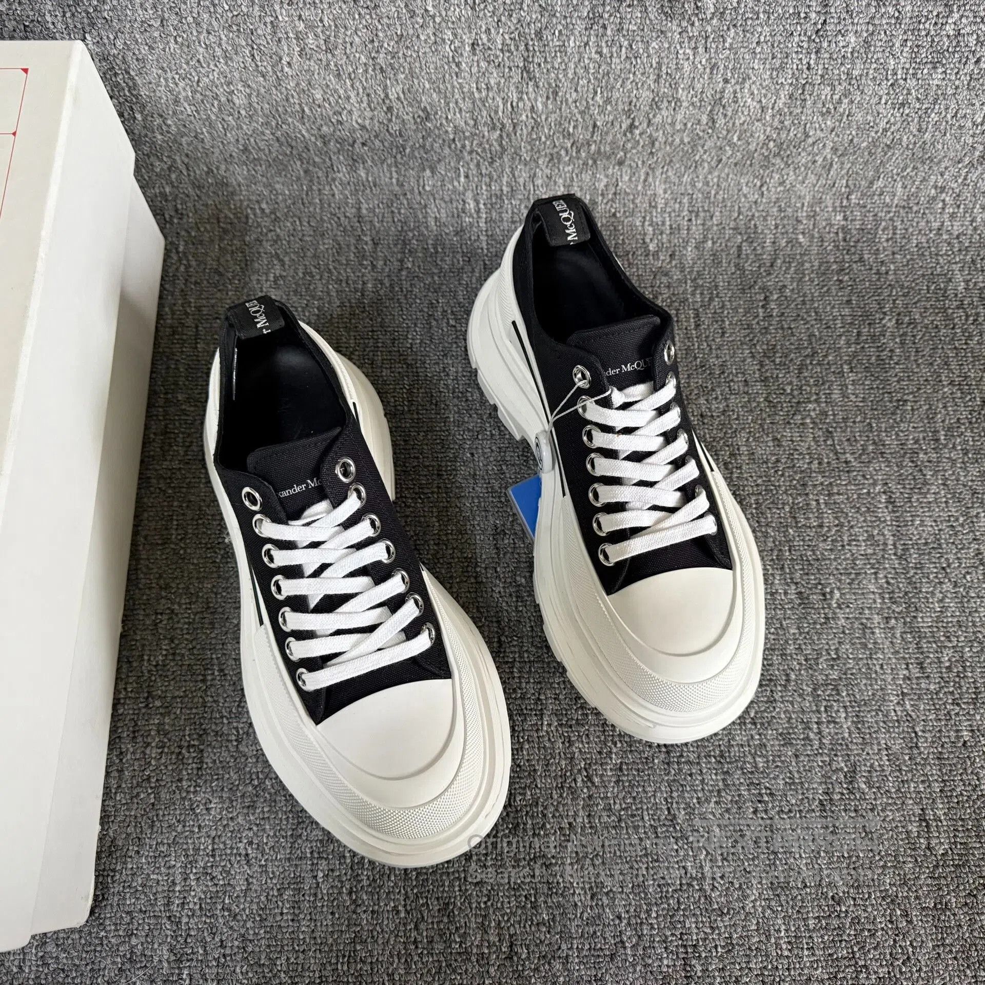 Alexander McQueen Alexander McQueen Platform Canvas Shoes. Size US 7 / IT 37 - 6 Thumbnail
