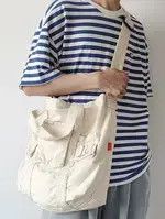 Japanese Brand Fashion utility canvas messenger grunge bag vintage Size ONE SIZE - 2 Thumbnail